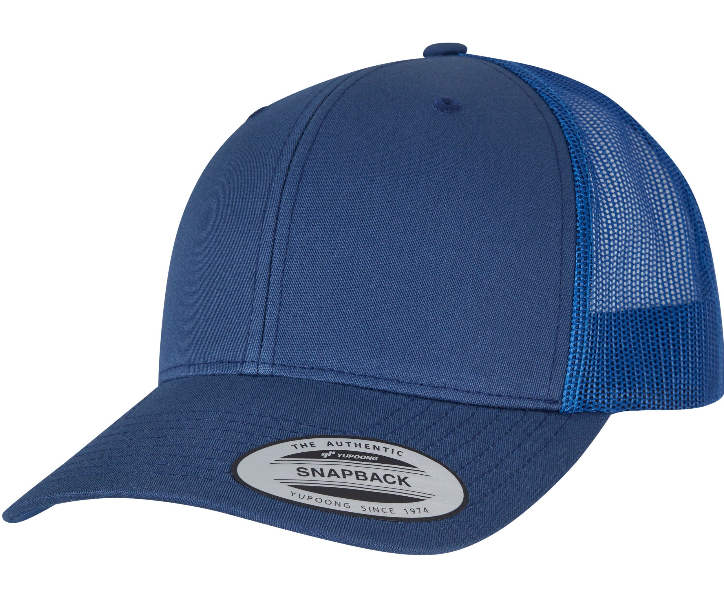 Casquette Visière Incurvée Style Trucker - Light Navy