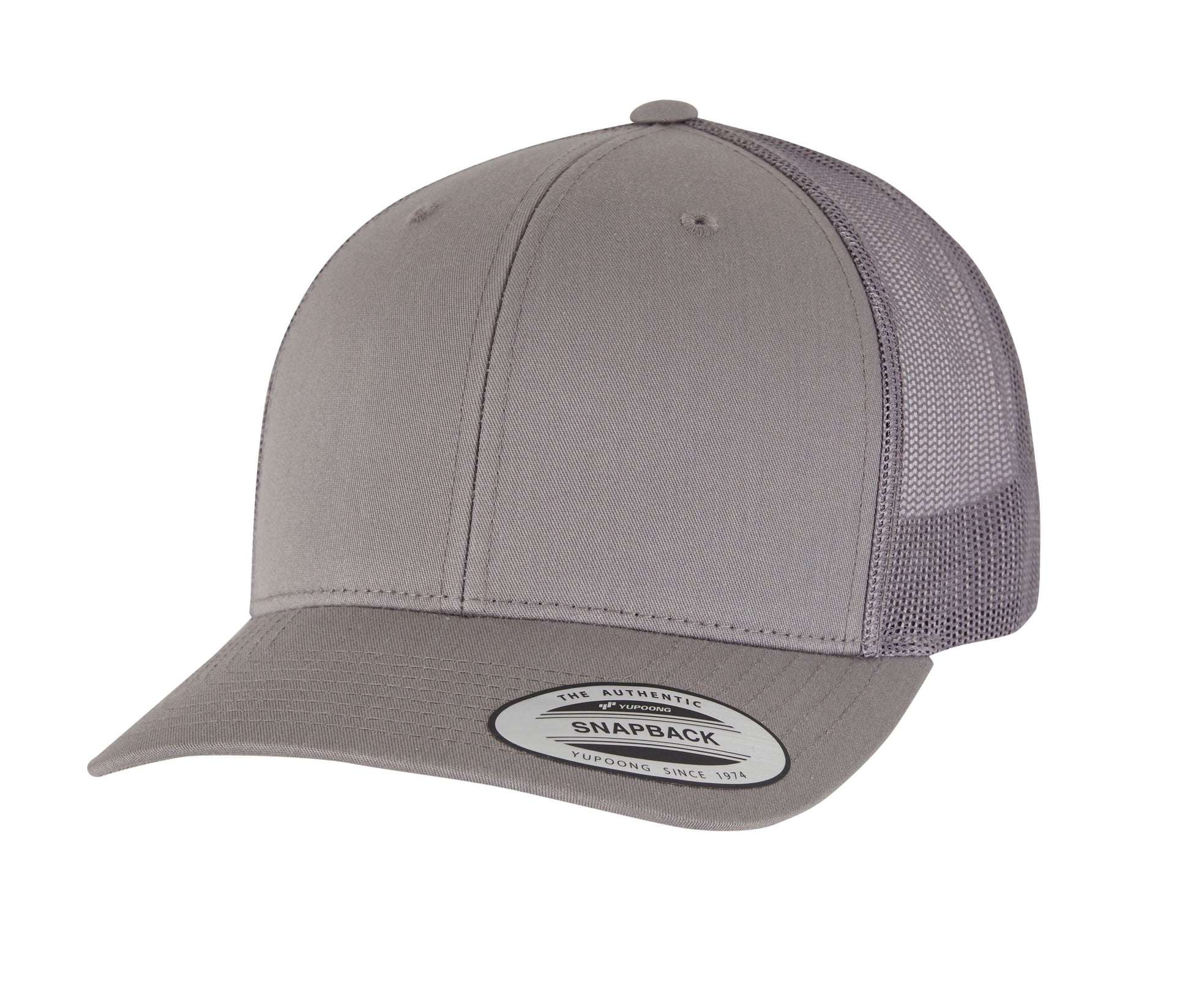 Casquette Visière Incurvée Style Trucker - Steel Grey