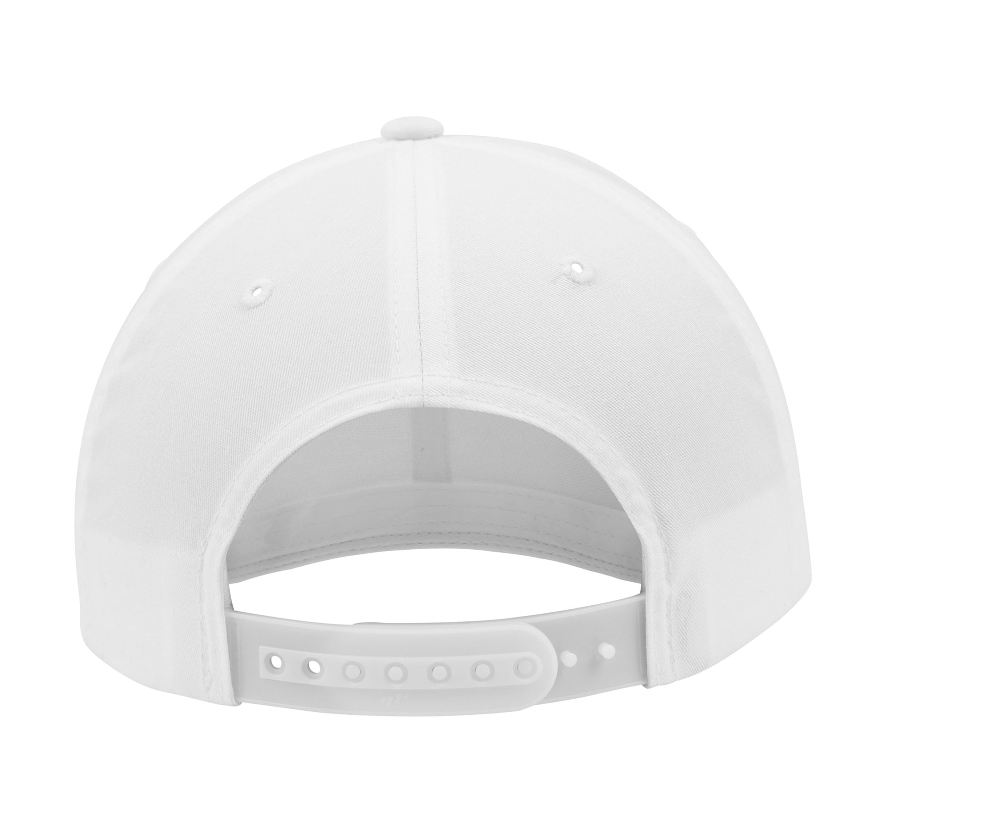 Casquette Snapback Visière Incurvée - White
