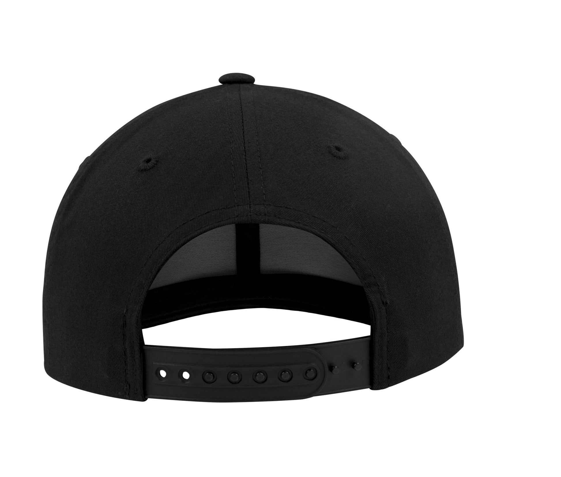 Casquette Snapback Visière Incurvée - Black