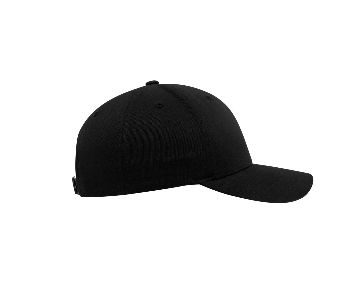 Casquette Snapback Visière Incurvée - Black