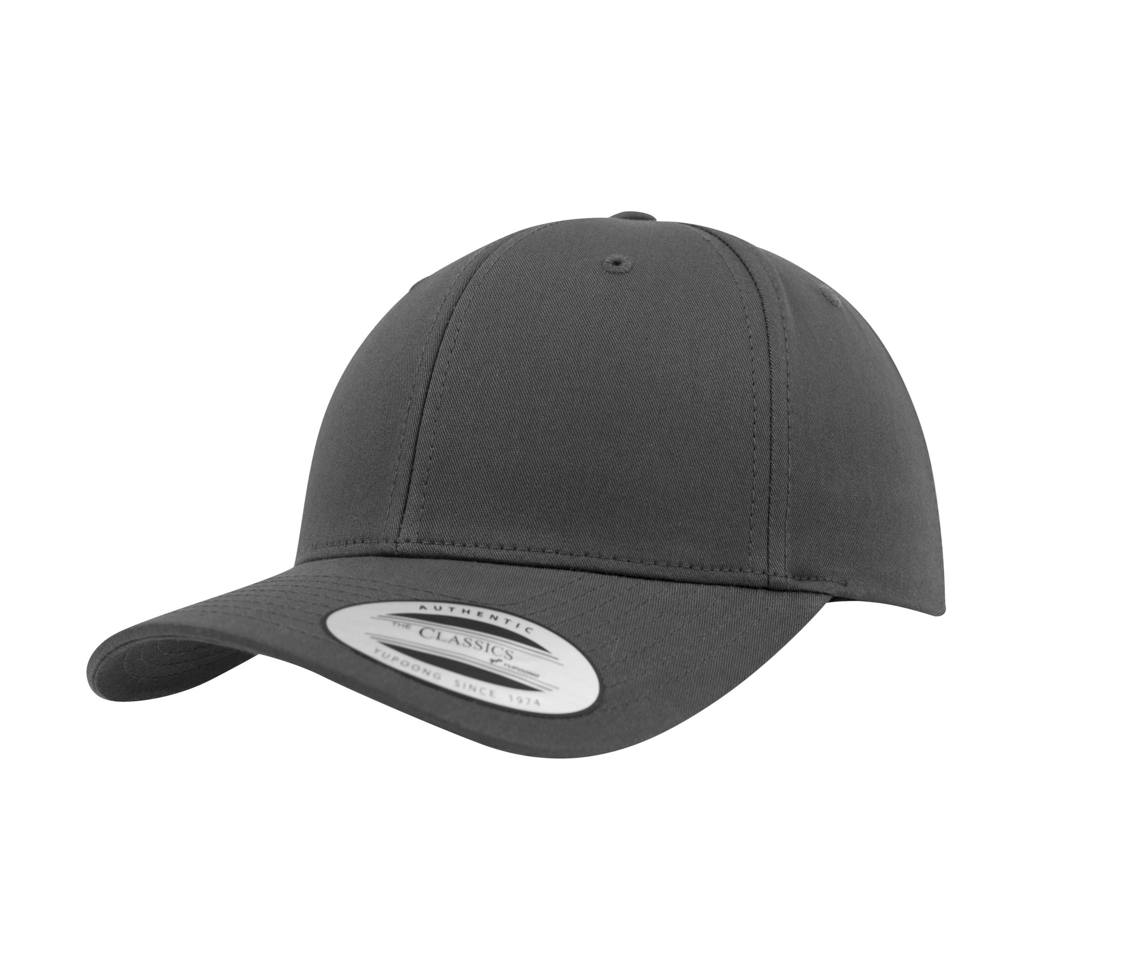 Casquette Snapback Visière Incurvée - Charcoal