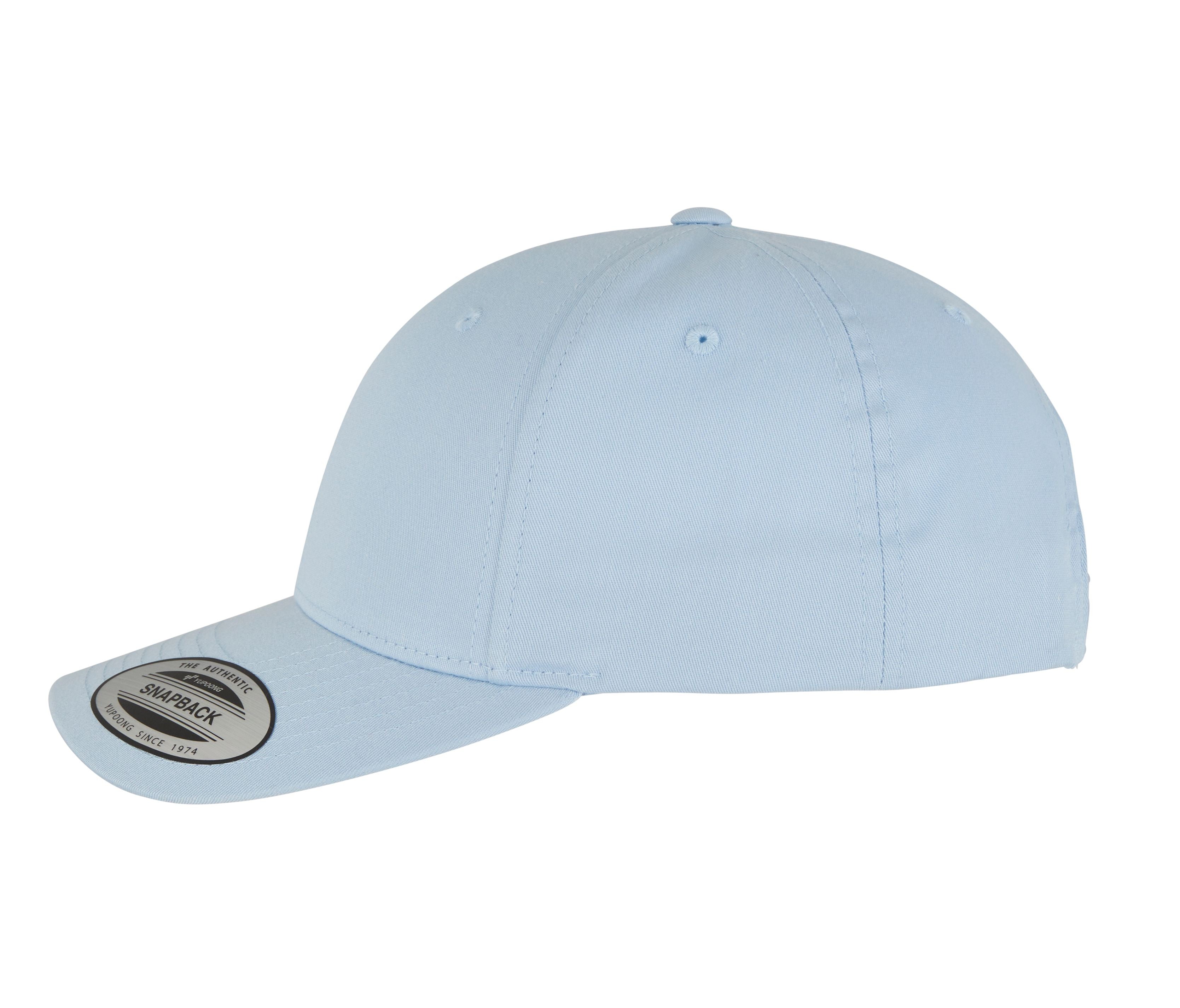 Casquette Snapback Visière Incurvée - Light Blue