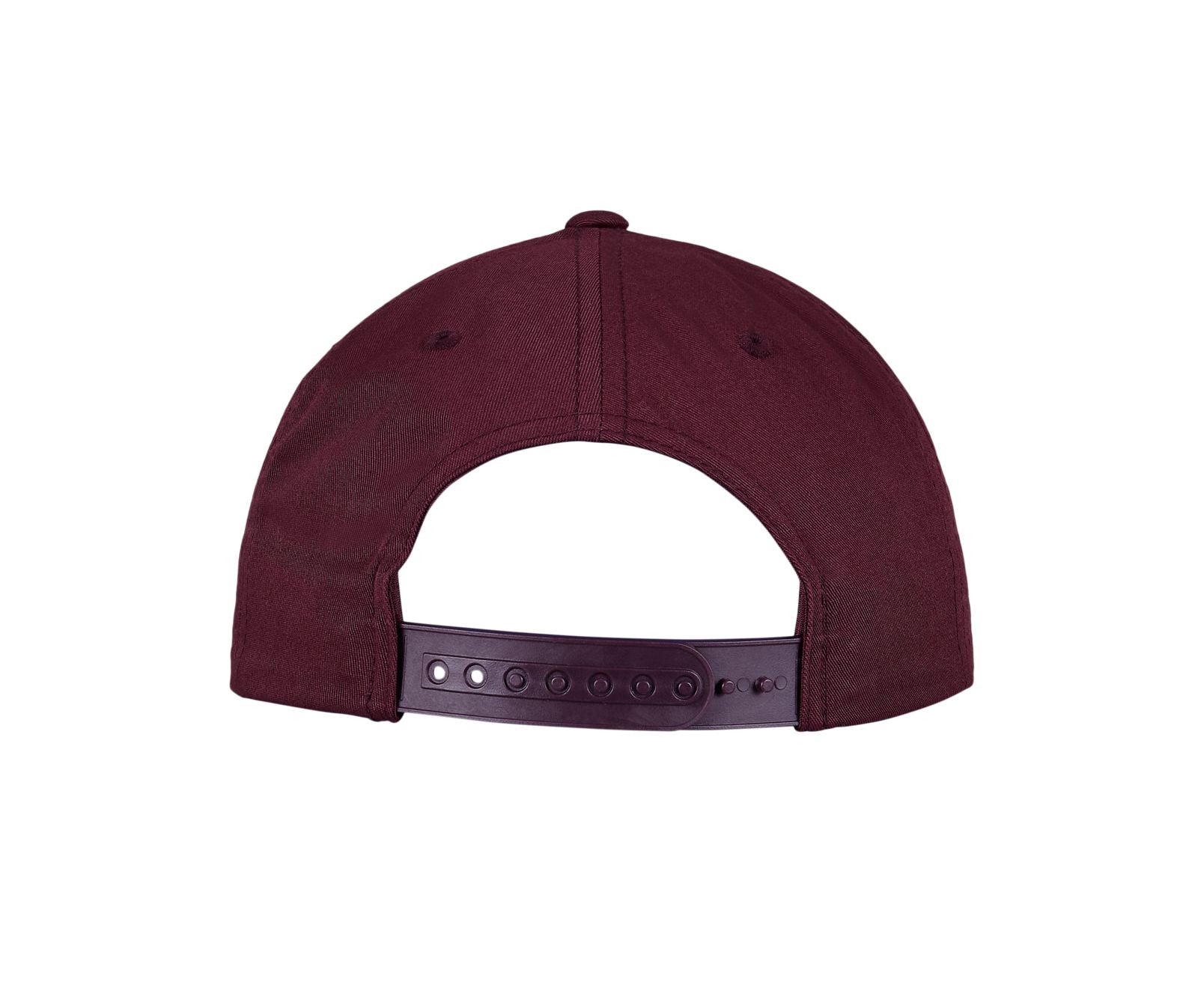 Casquette Snapback Visière Incurvée - Maroon