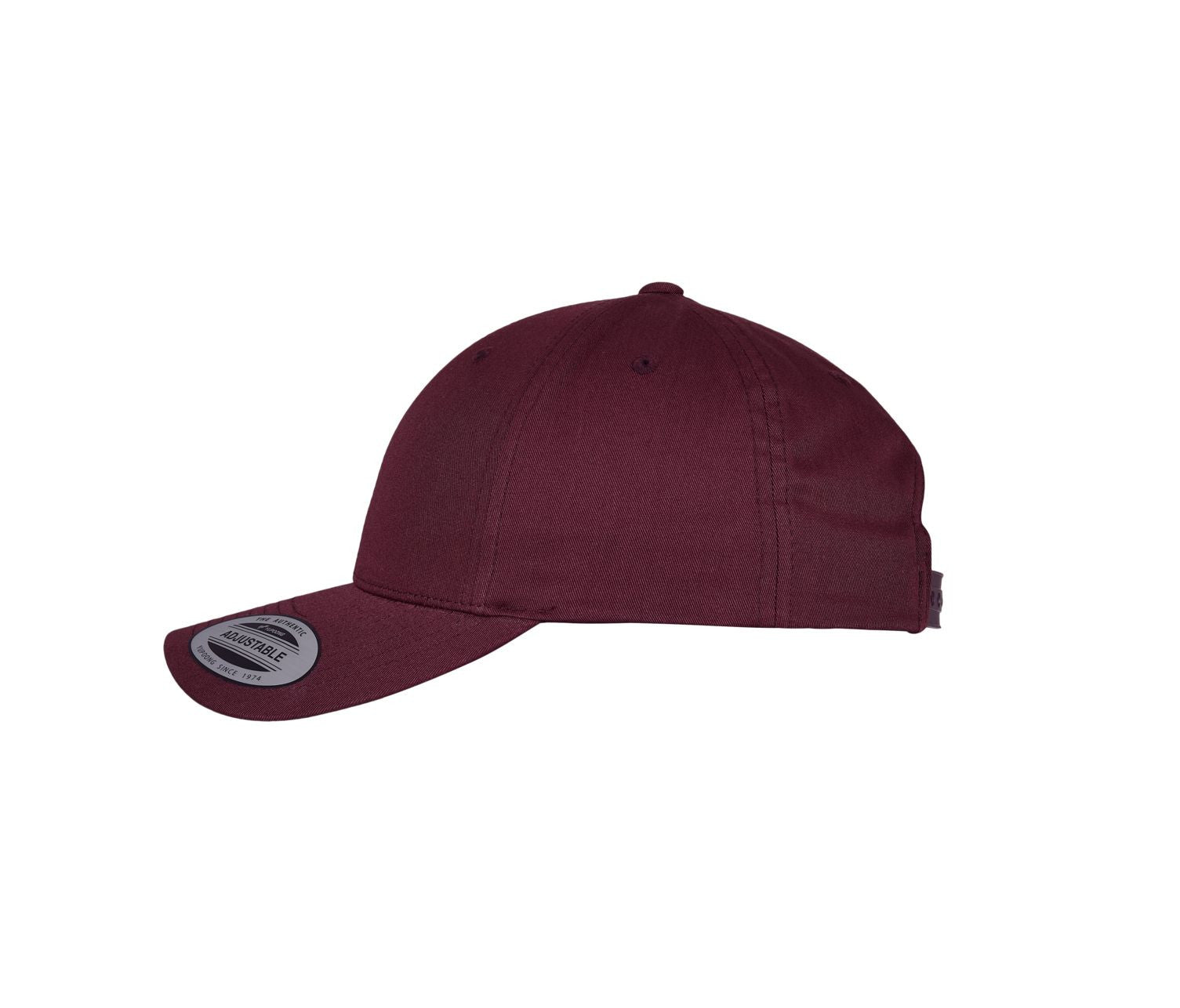 Casquette Snapback Visière Incurvée - Maroon