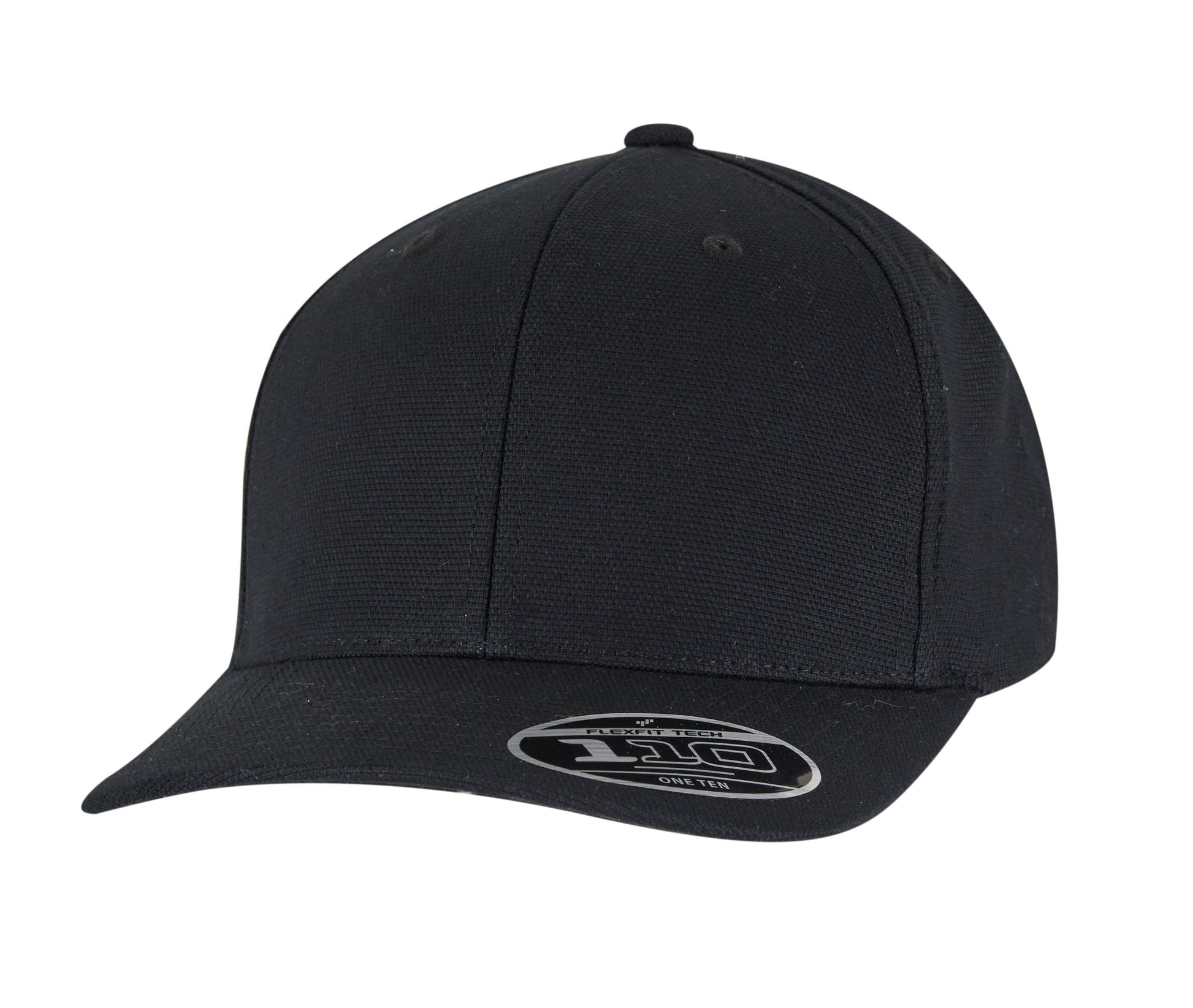 Casquette Snapback Visière Incurvée - Black