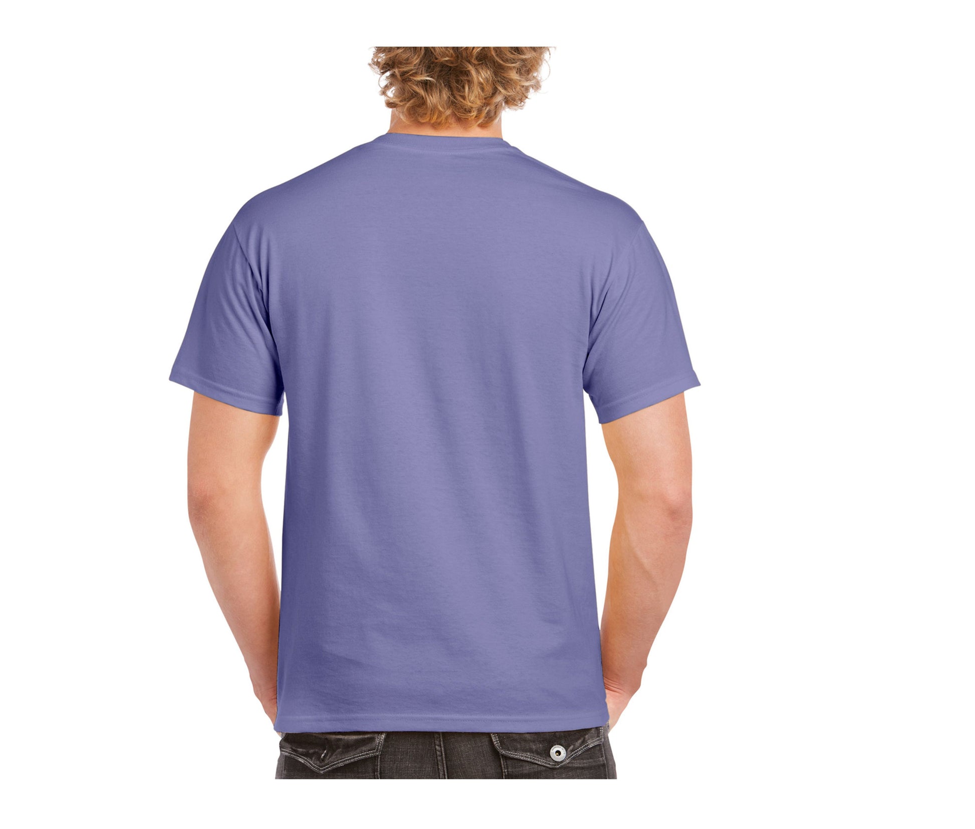 Tee-Shirt Col Rond 180 - Violet