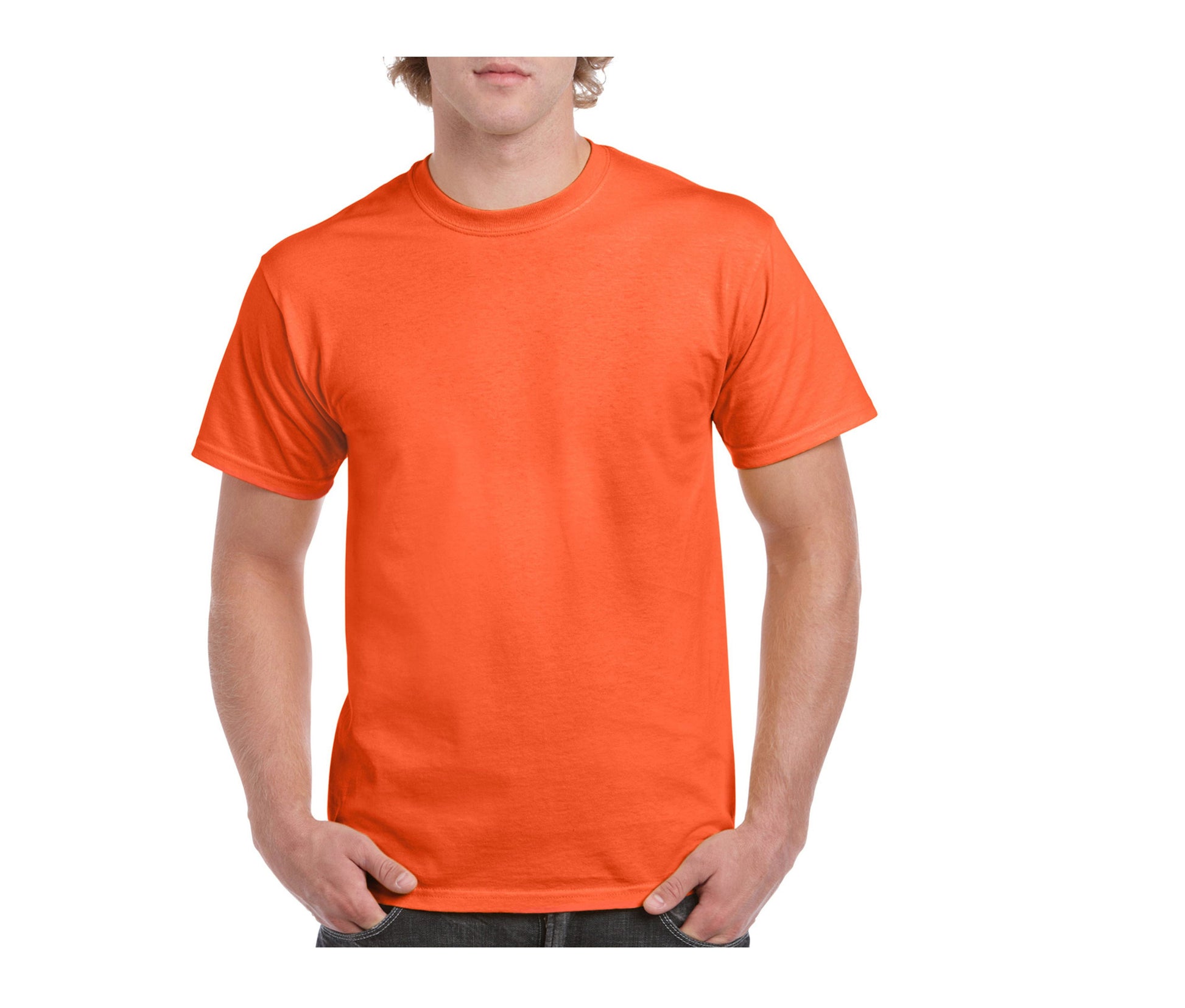 Tee-Shirt Col Rond 180 - Orange