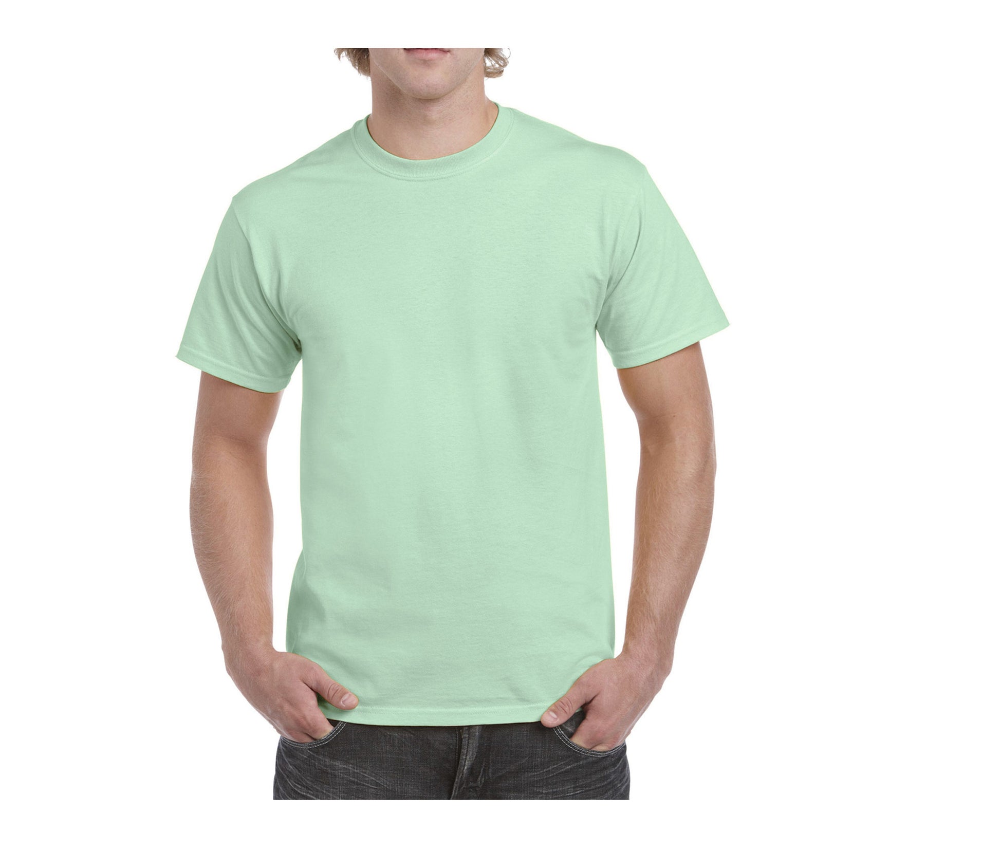 Tee-Shirt Col Rond 180 - Mint