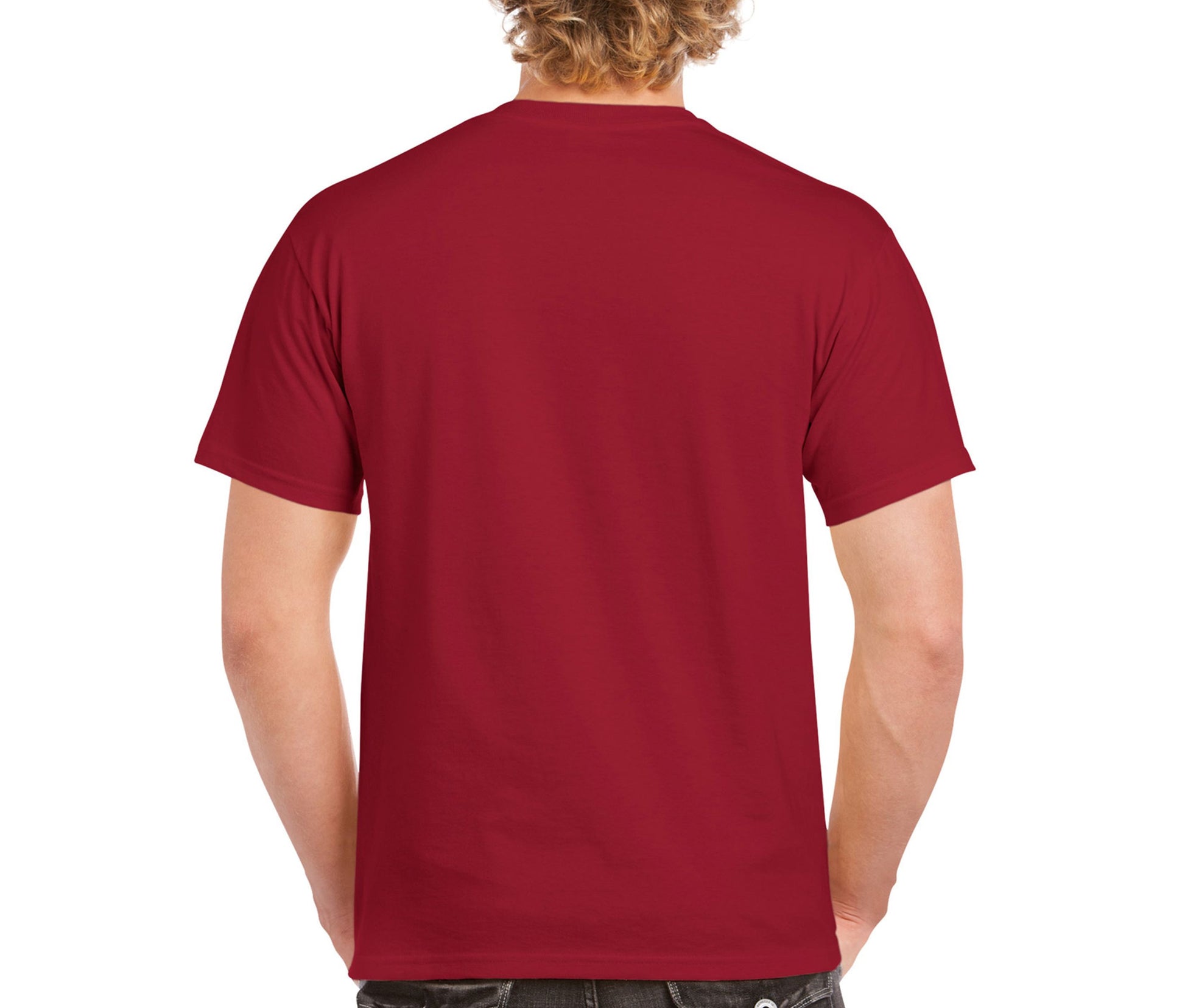 Tee-Shirt Col Rond 180 - Cardinal Red