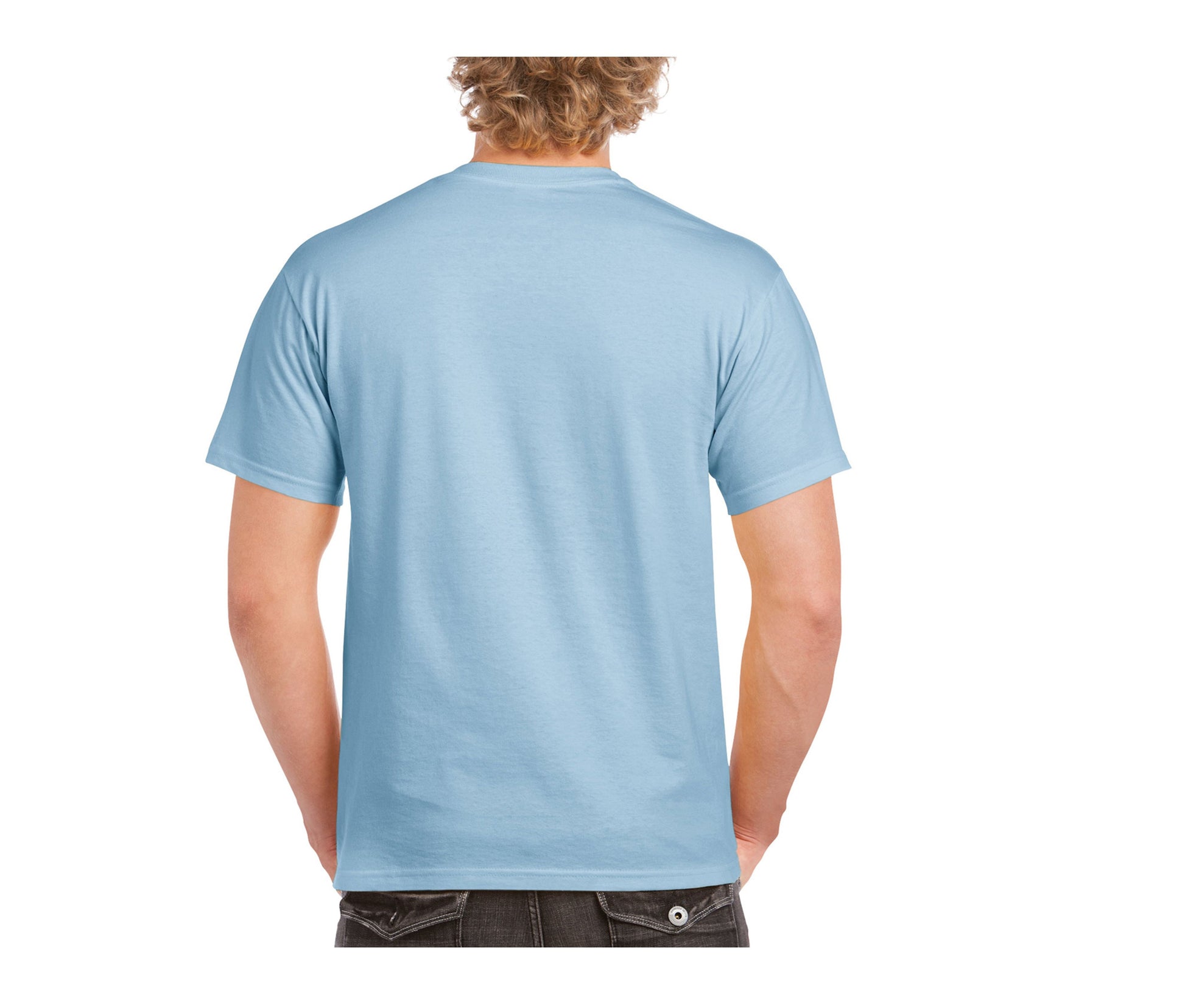 Tee-Shirt Col Rond 180 - Light Blue