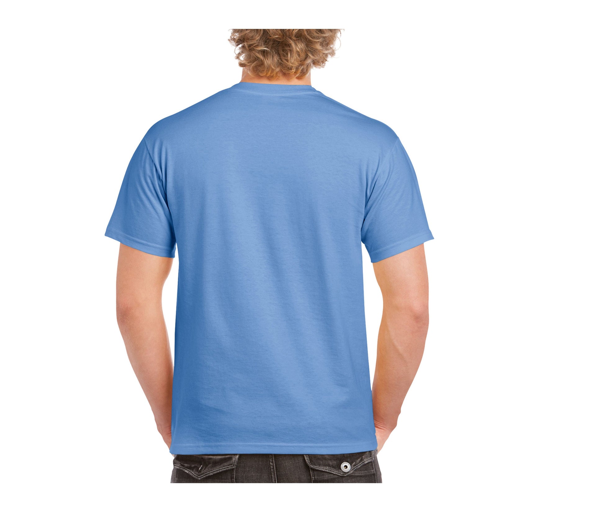 Tee-Shirt Col Rond 180 - Carolina Blue