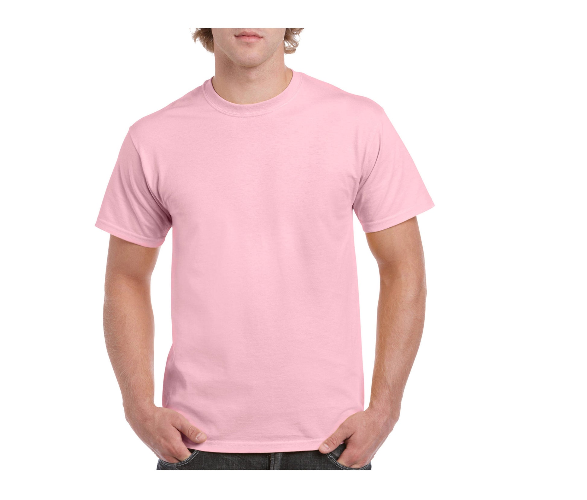 Tee-Shirt Col Rond 180 - Light Pink