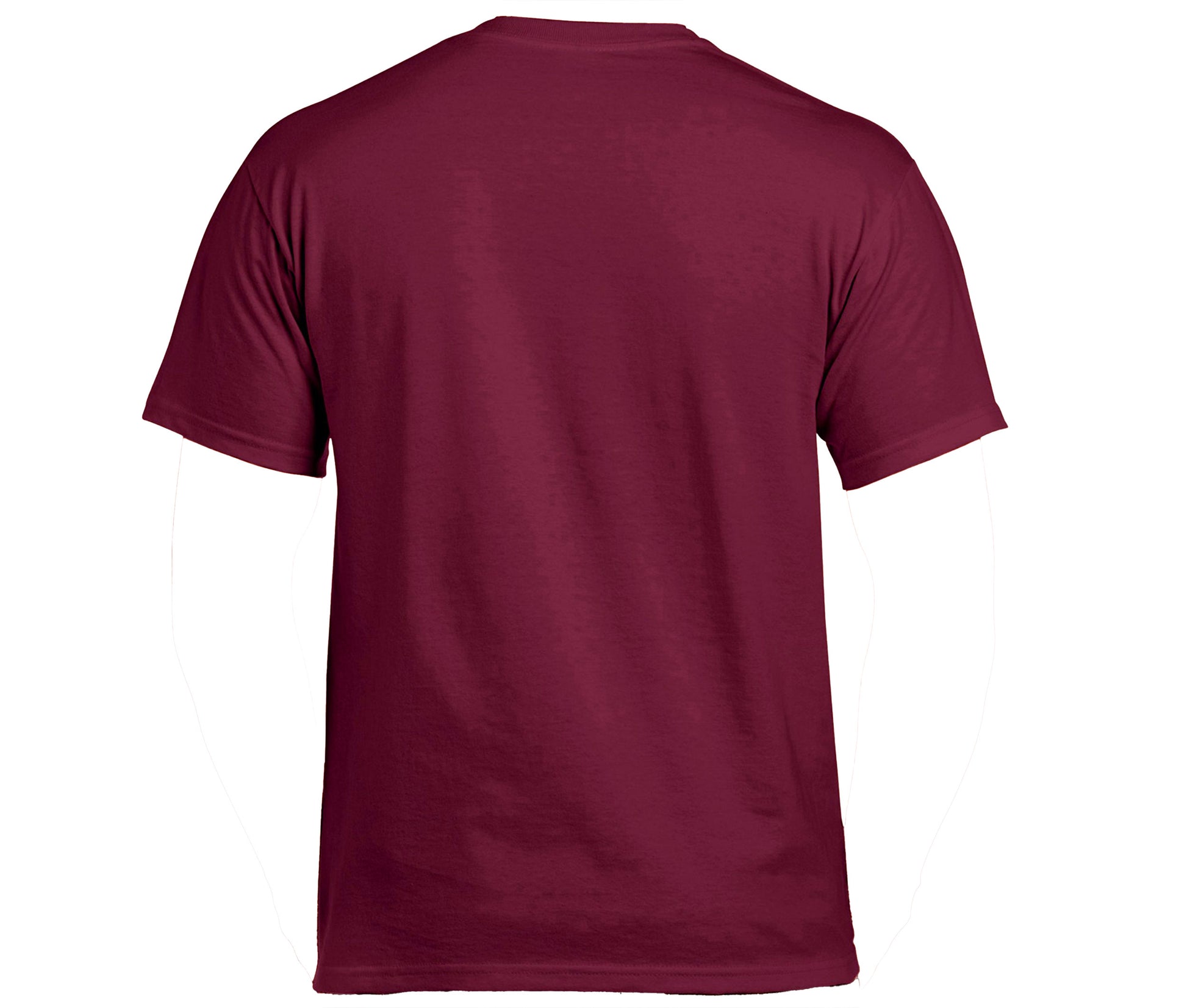Tee-Shirt Col Rond 180 - Maroon