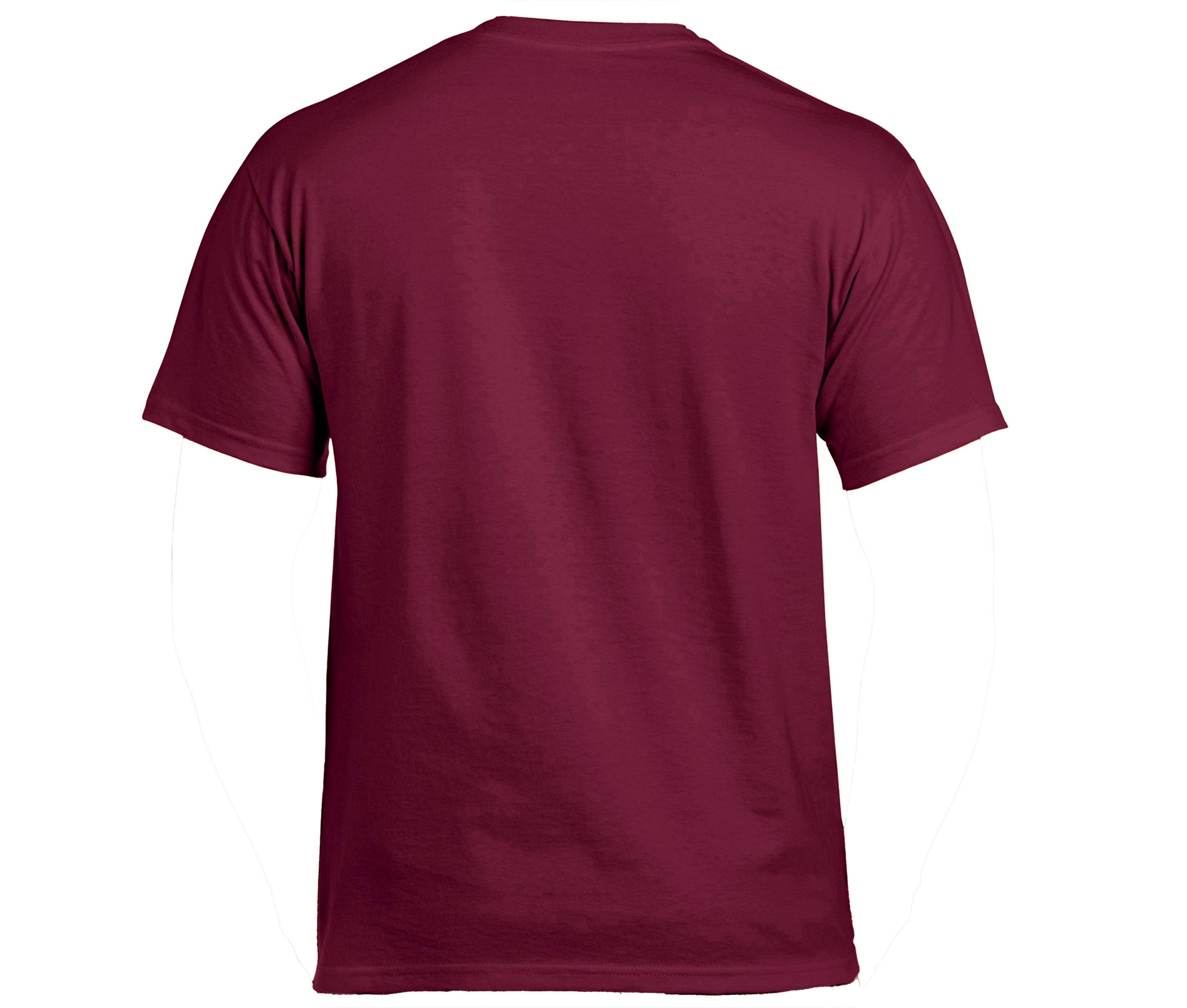 Tee-Shirt Col Rond 180 - Maroon