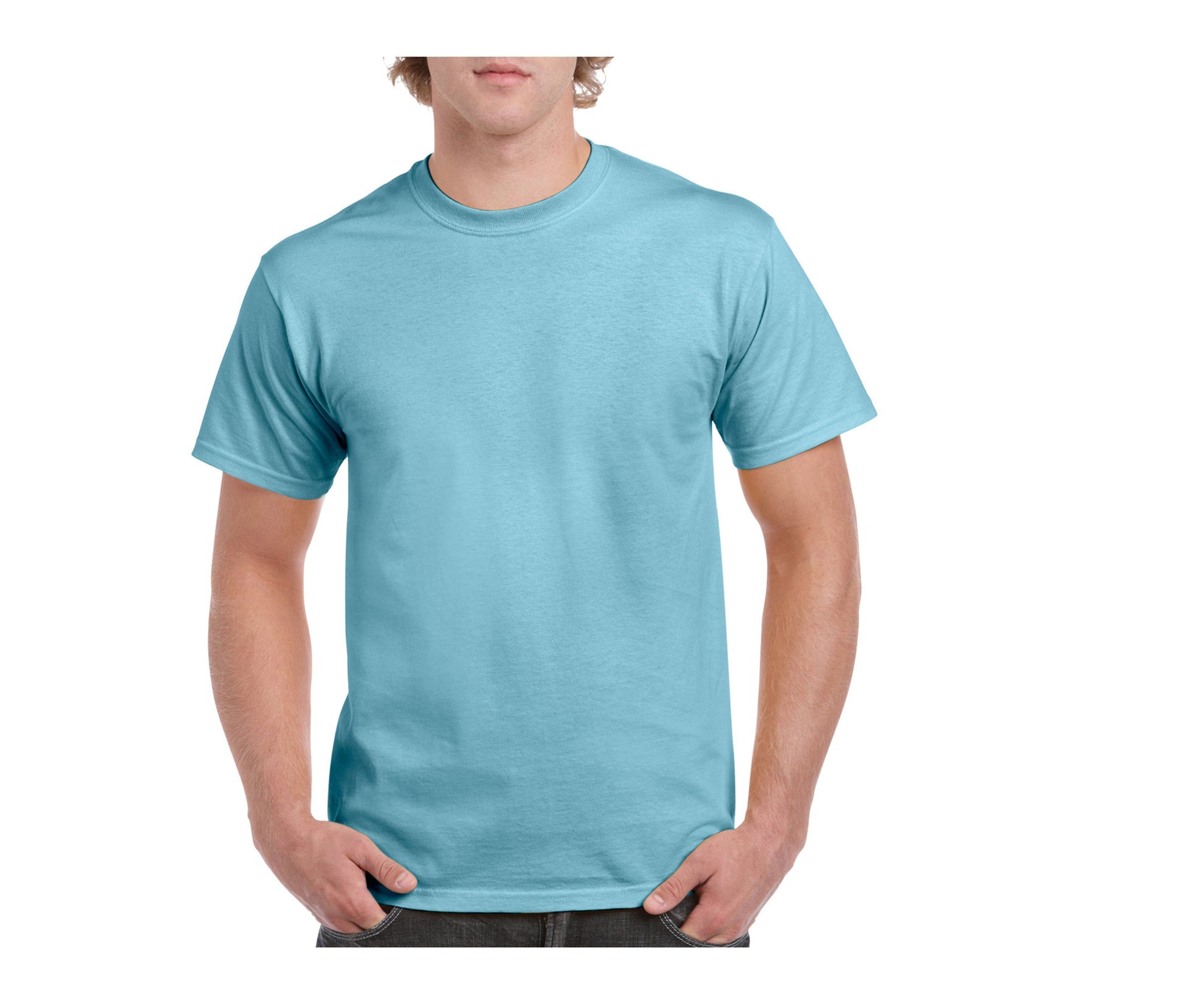 Tee-Shirt Col Rond 180 - Sky