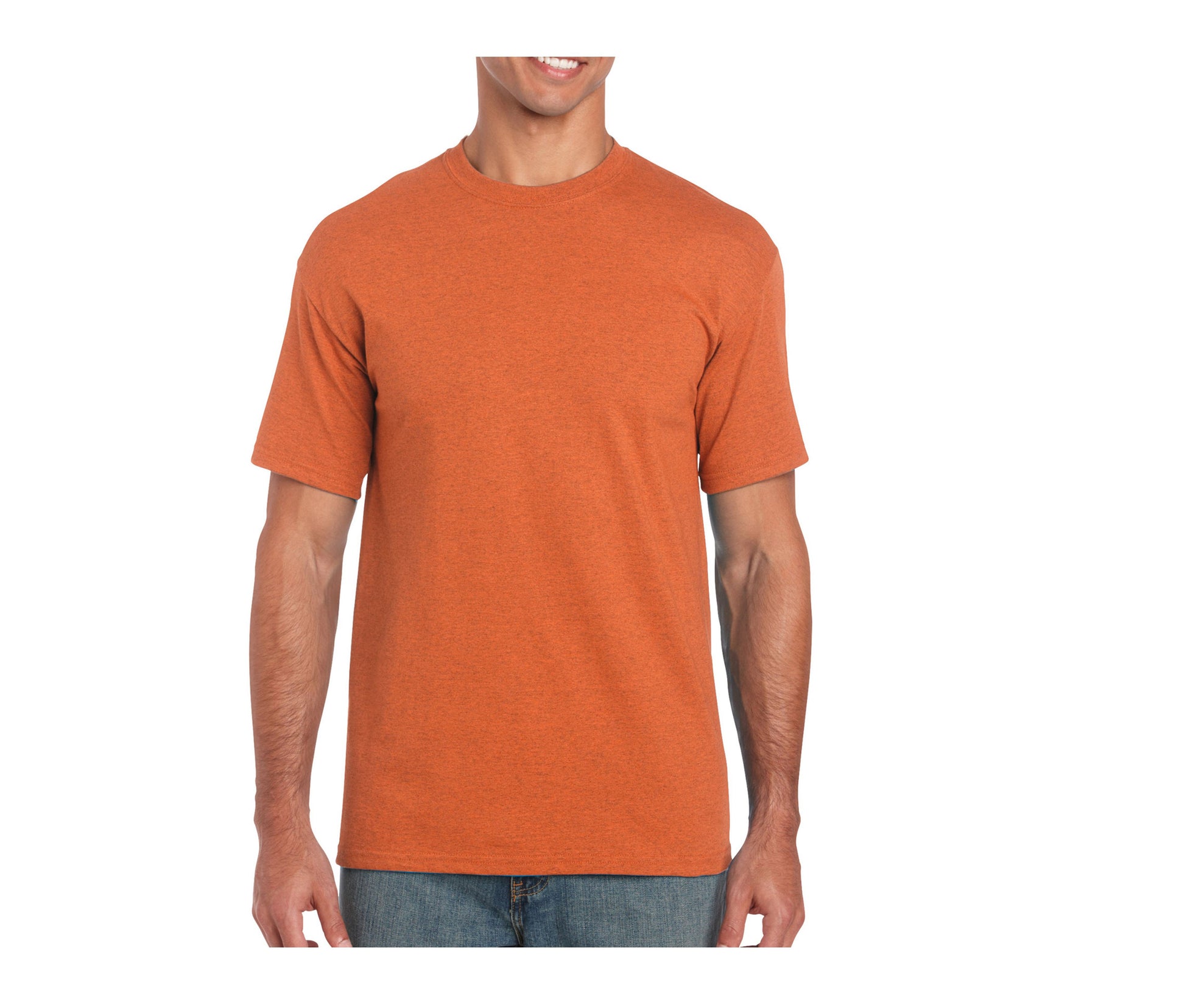 Tee-Shirt Col Rond 180 - Antique Orange
