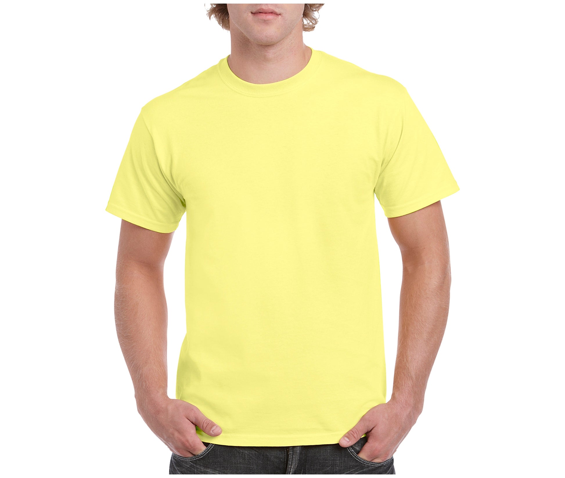 Tee-Shirt Col Rond 180 - Cornsilk