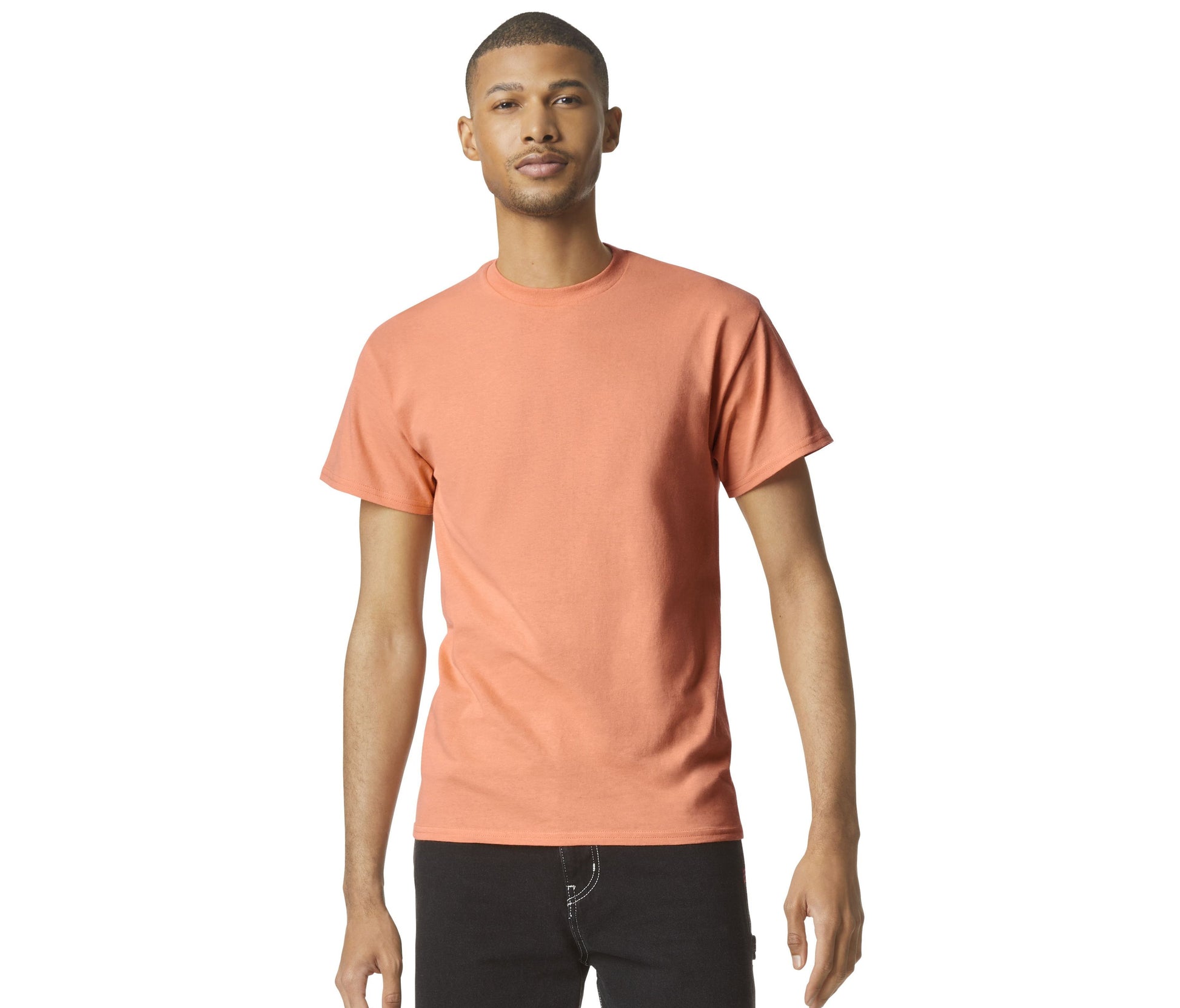 Tee-Shirt Col Rond 180 - Tangerine
