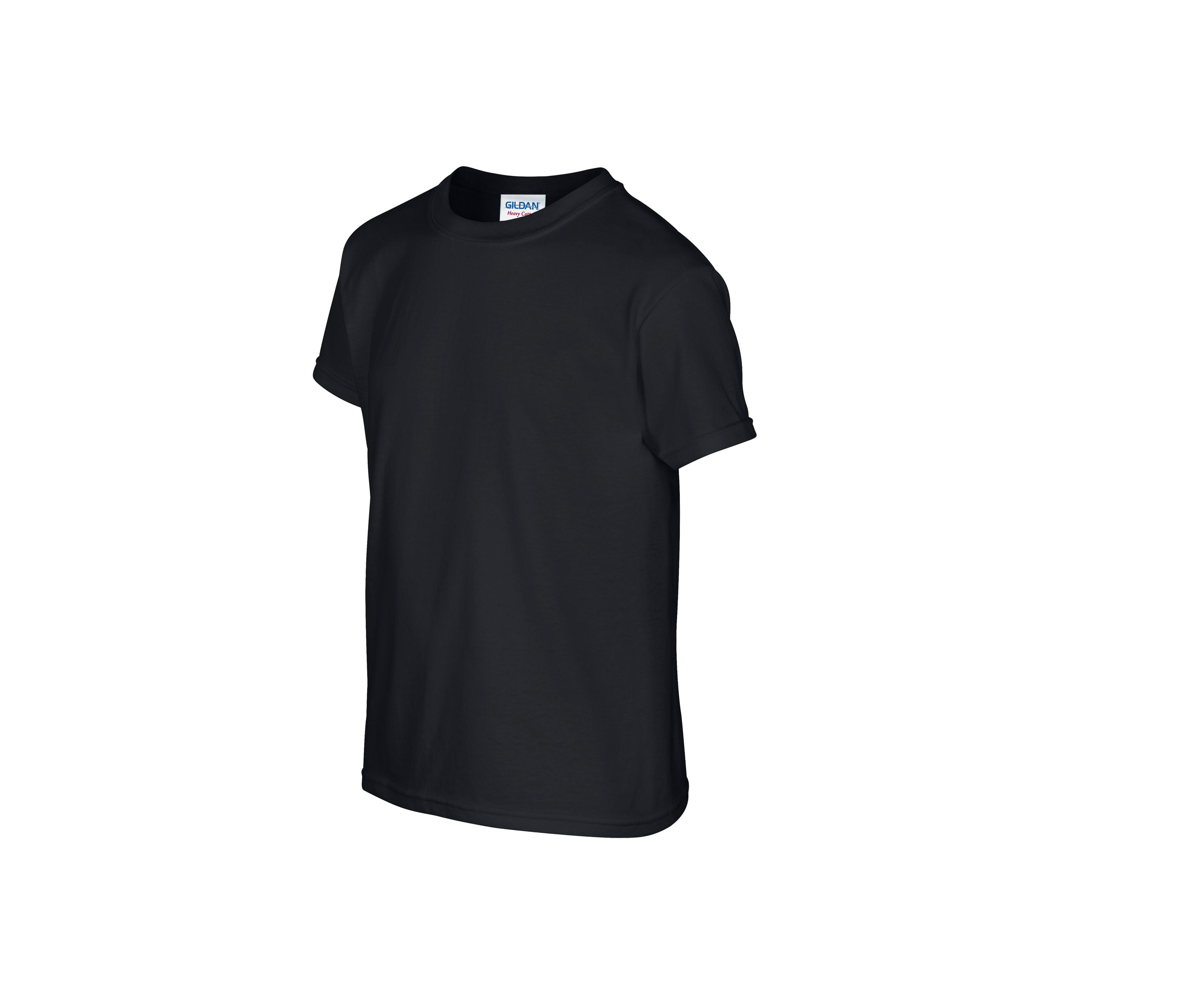 Tee-Shirt Col Rond 180 - Black