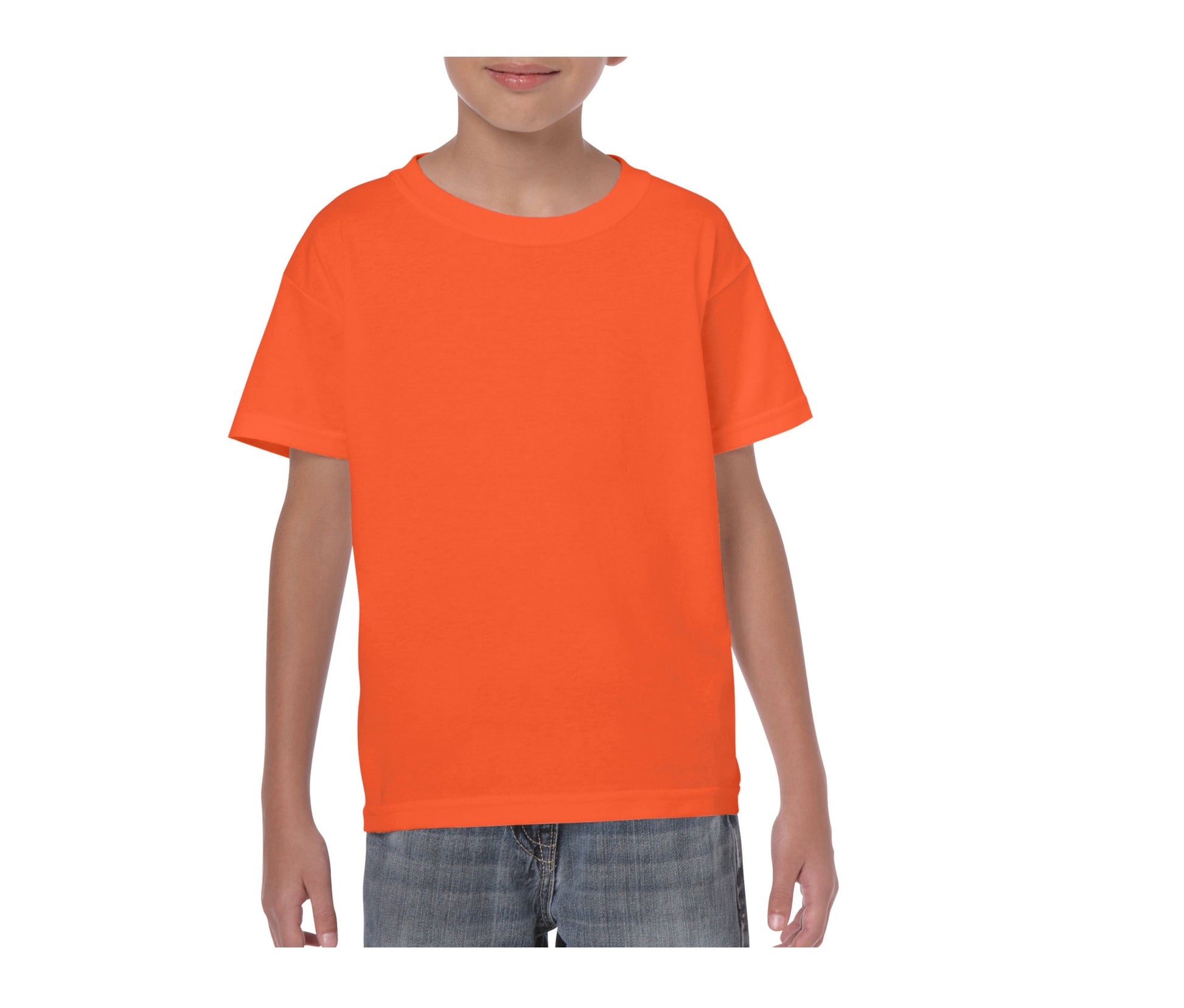 Tee-Shirt Col Rond 180 - Orange