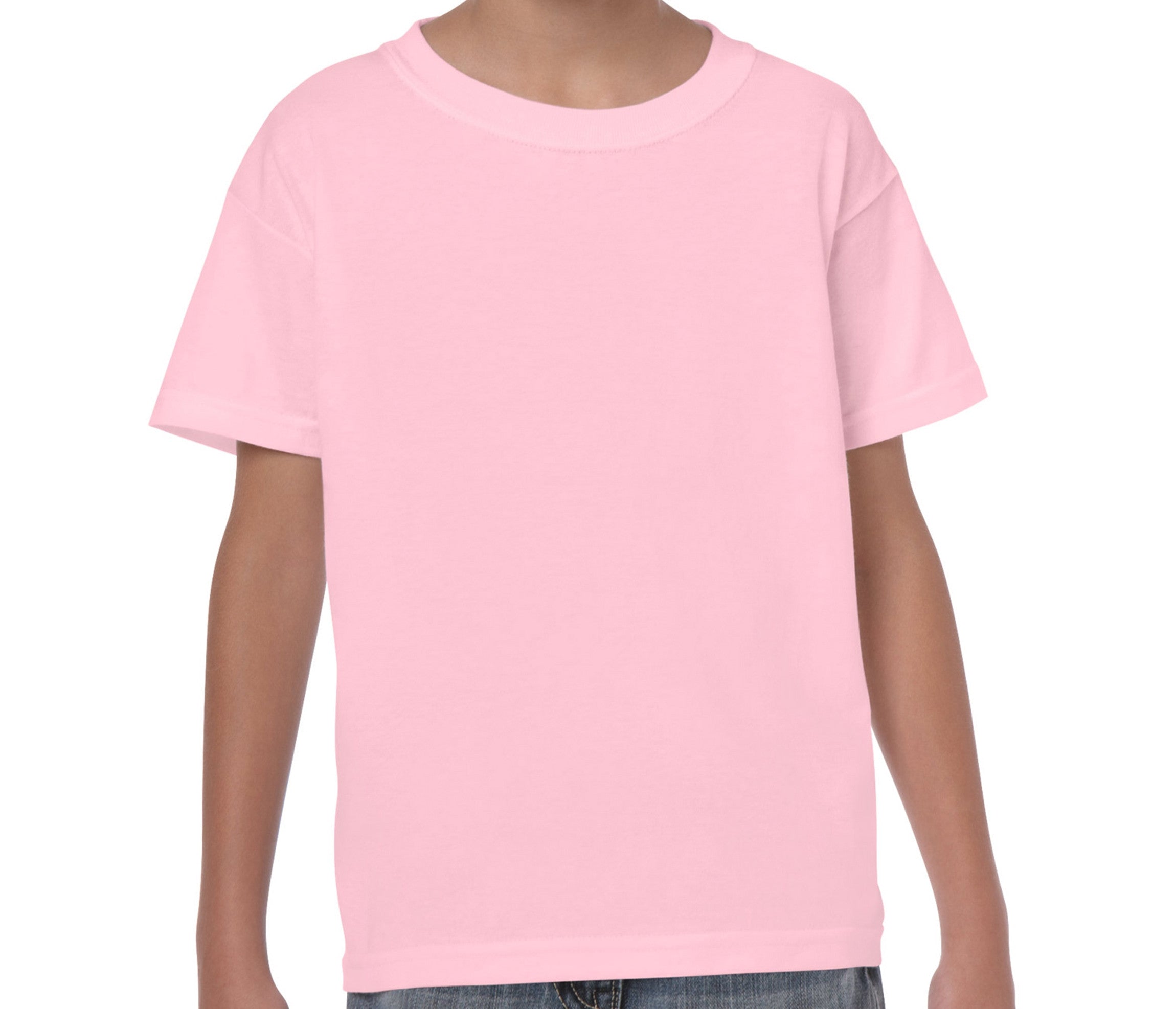 Tee-Shirt Col Rond 180 - Light Pink