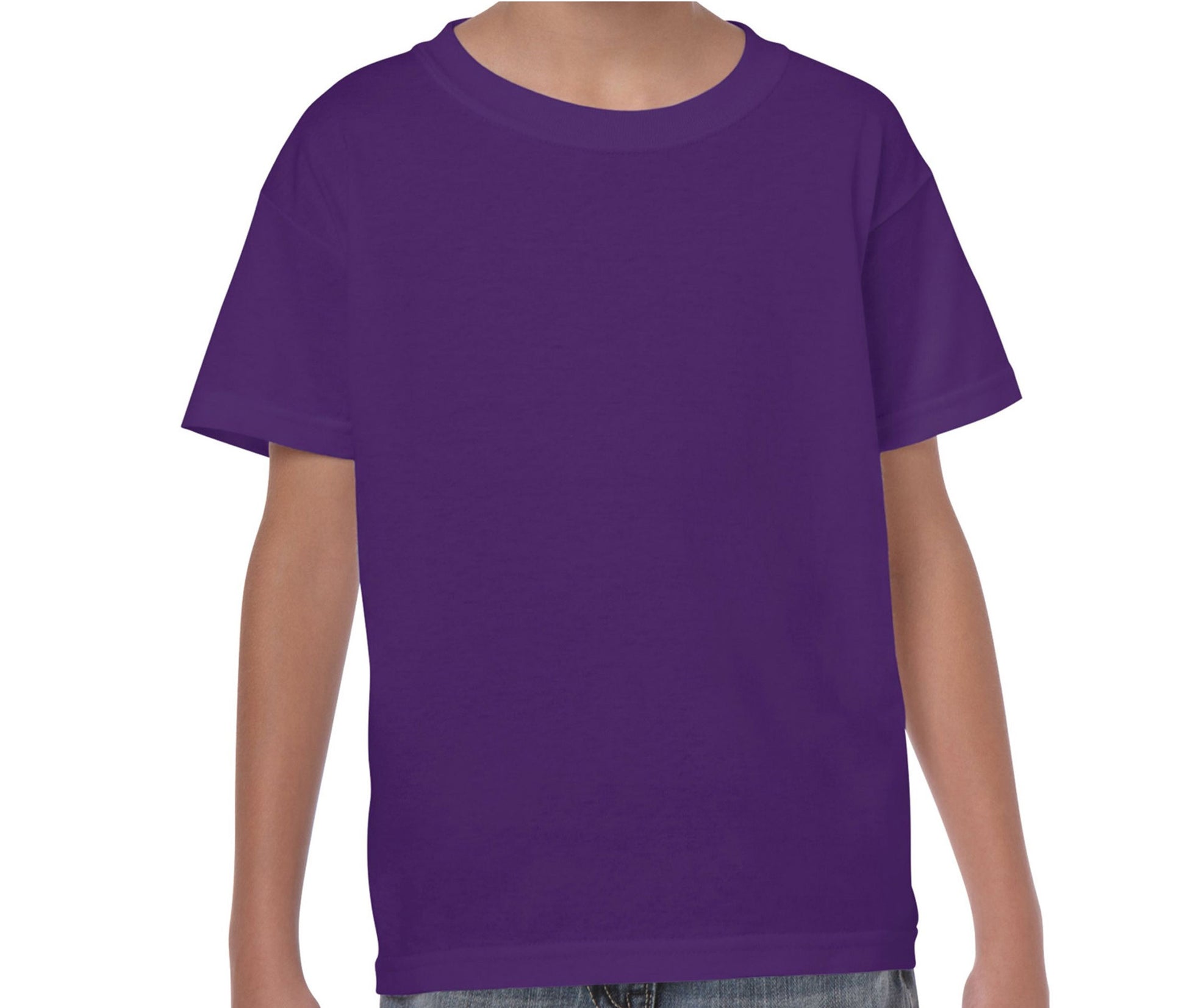 Tee-Shirt Col Rond 180 - Purple