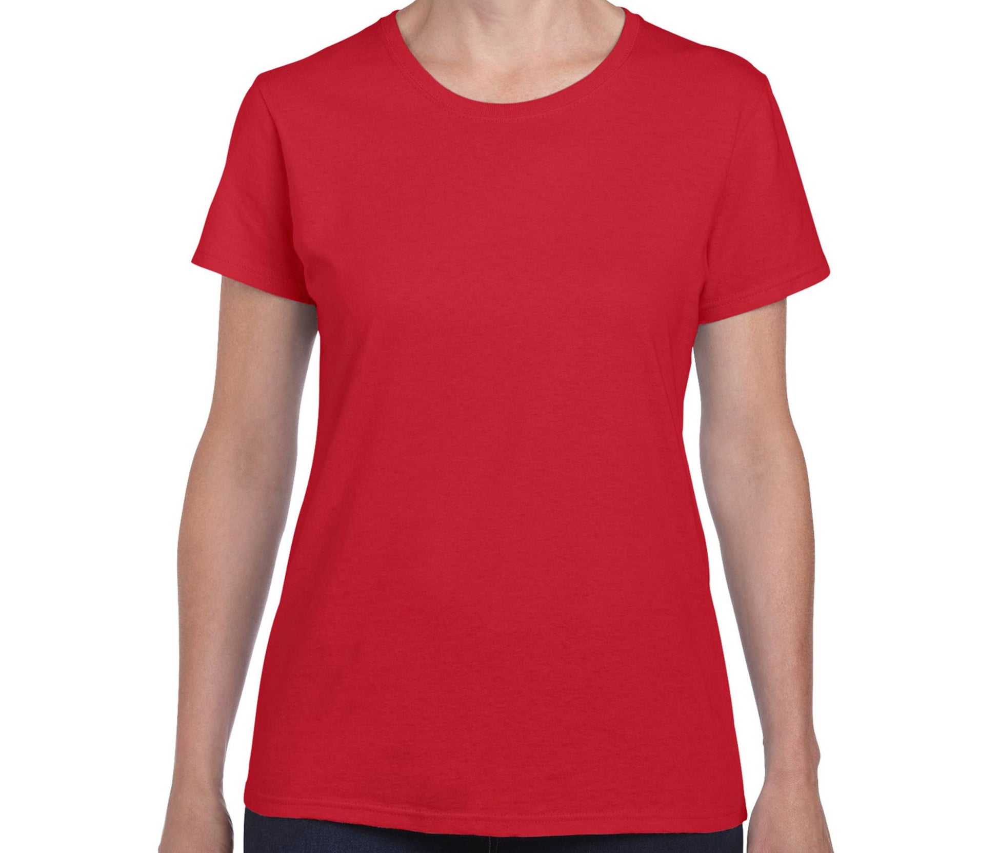 Tee-Shirt Col Rond 180 Femme - Red