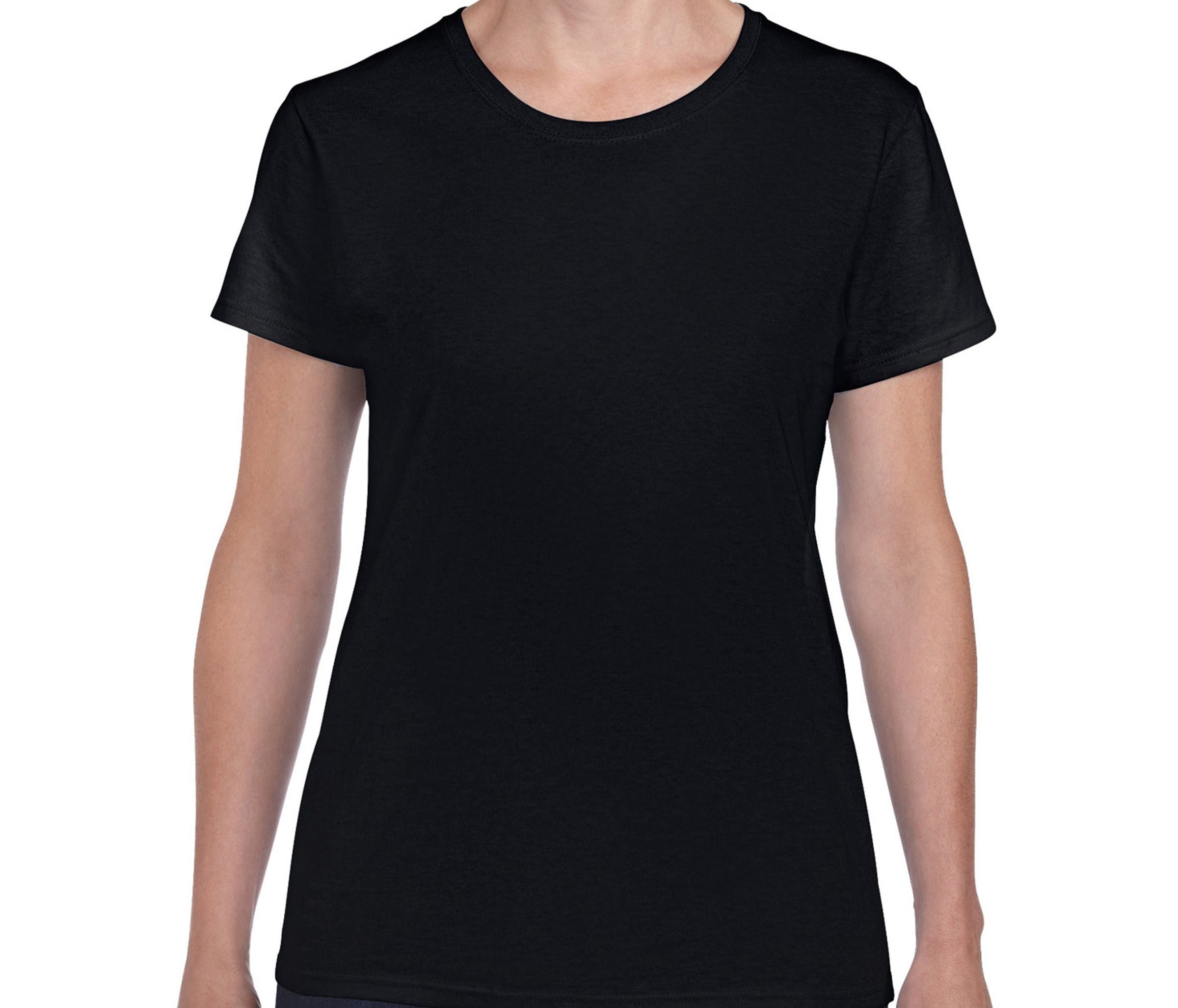 Tee-Shirt Col Rond 180 Femme - Black