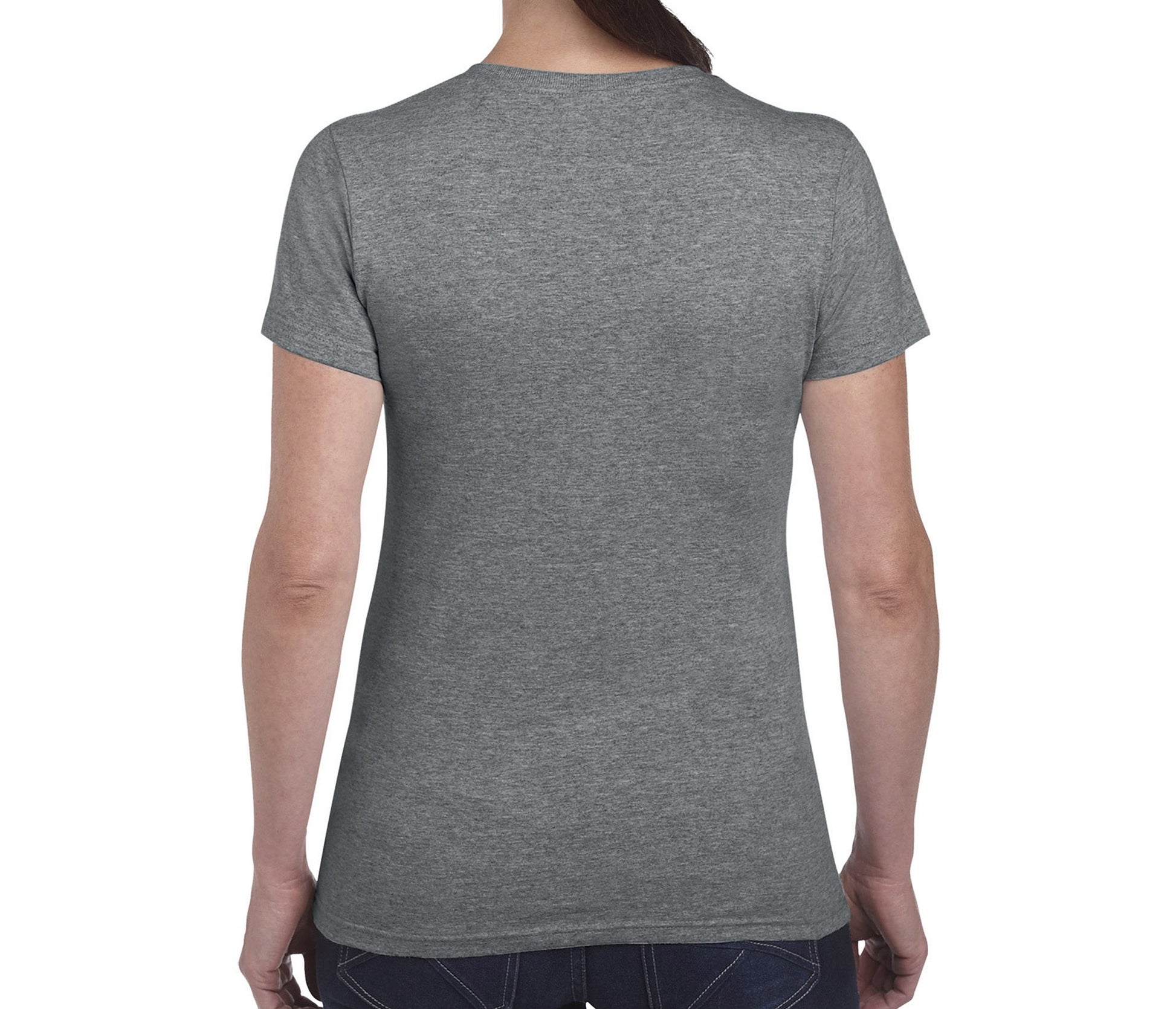 Tee-Shirt Col Rond 180 Femme - Graphite Heather