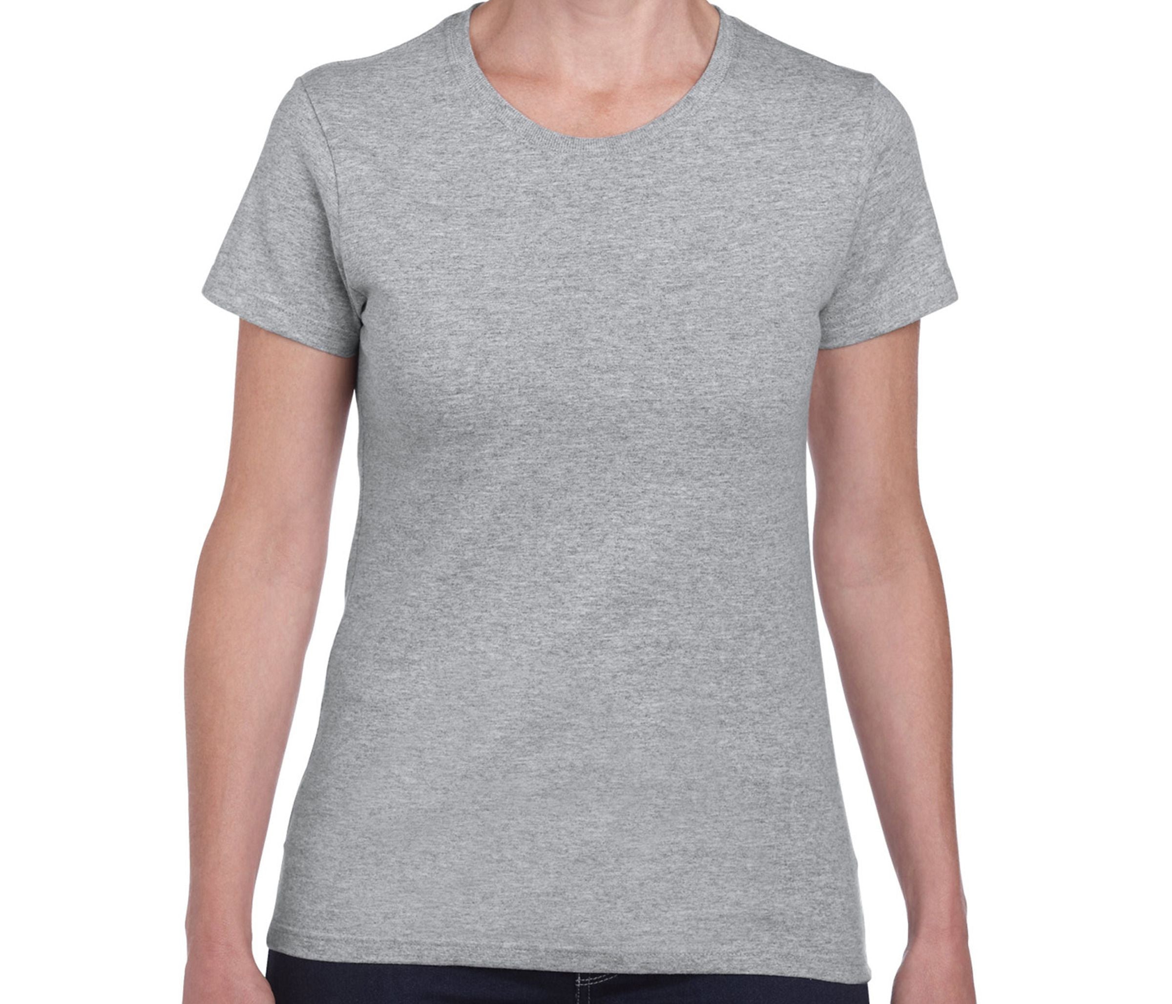 Tee-Shirt Col Rond 180 Femme - Sport Grey