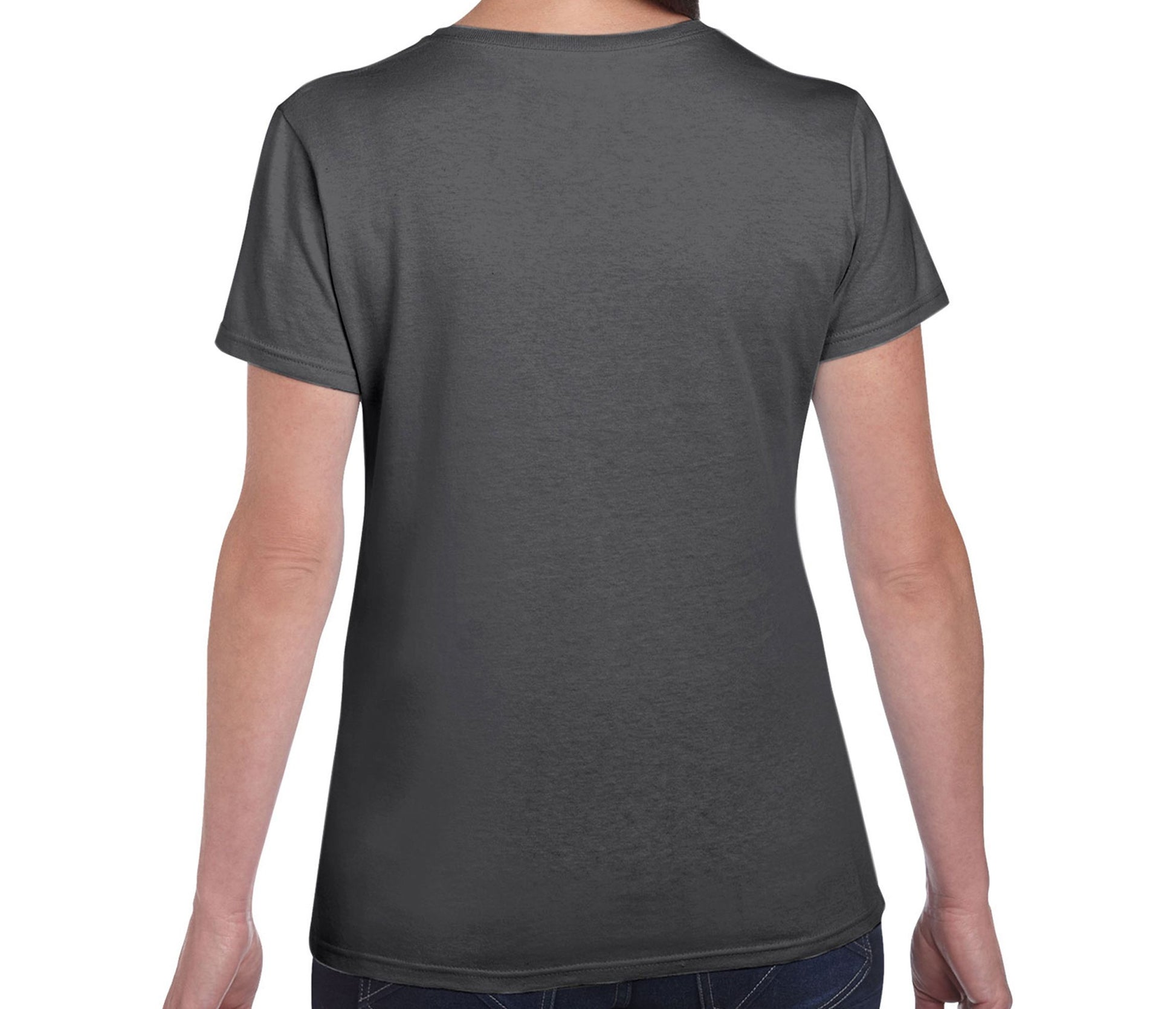 Tee-Shirt Col Rond 180 Femme - Dark Heather