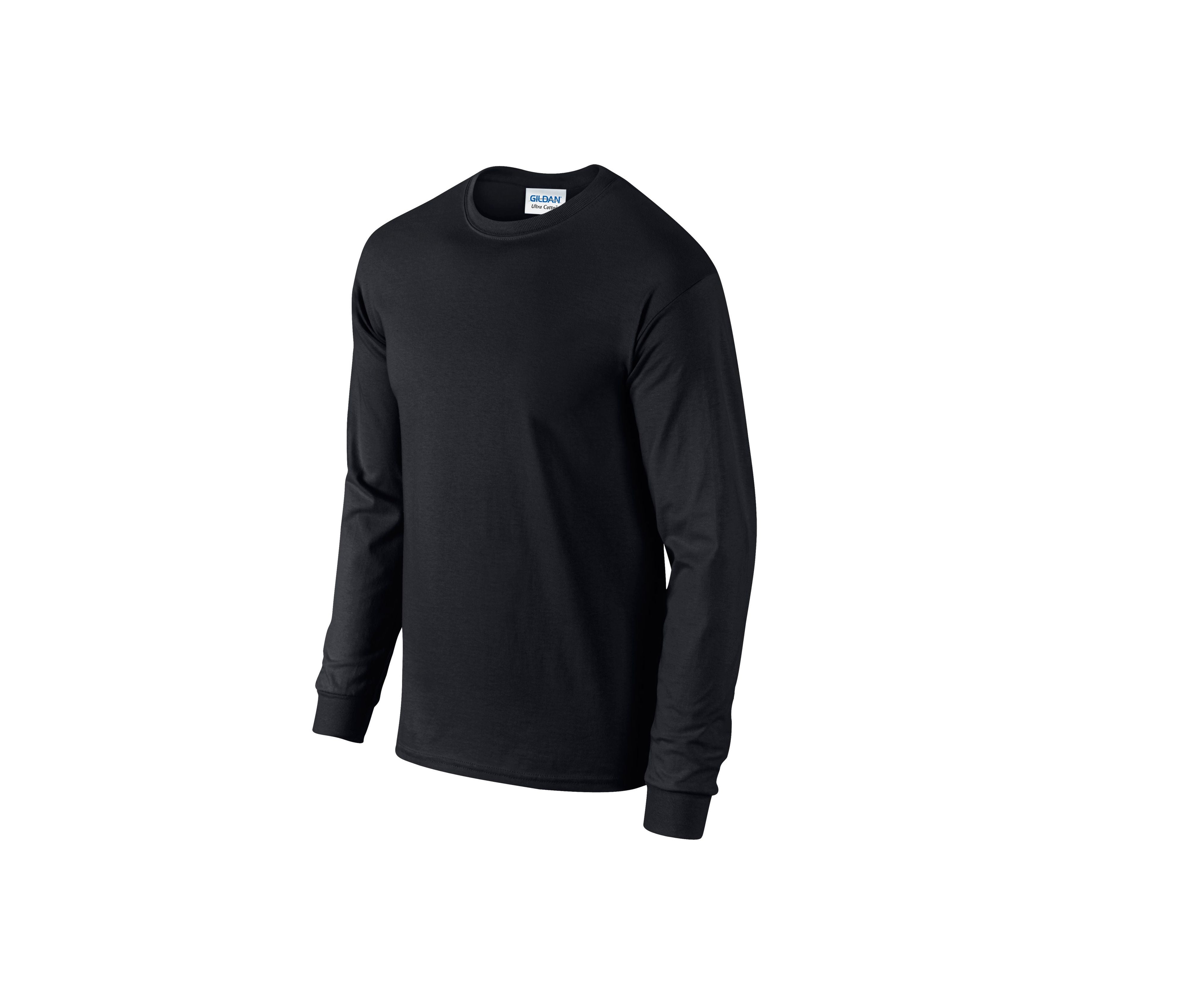 Tee-Shirt Manches Longues 200 - Black