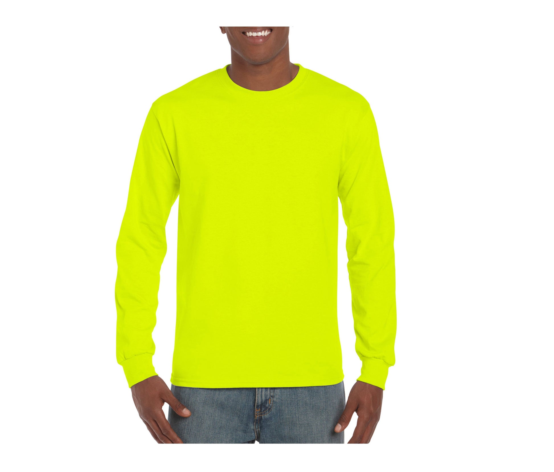 Tee-Shirt Manches Longues 200 - Safety Green