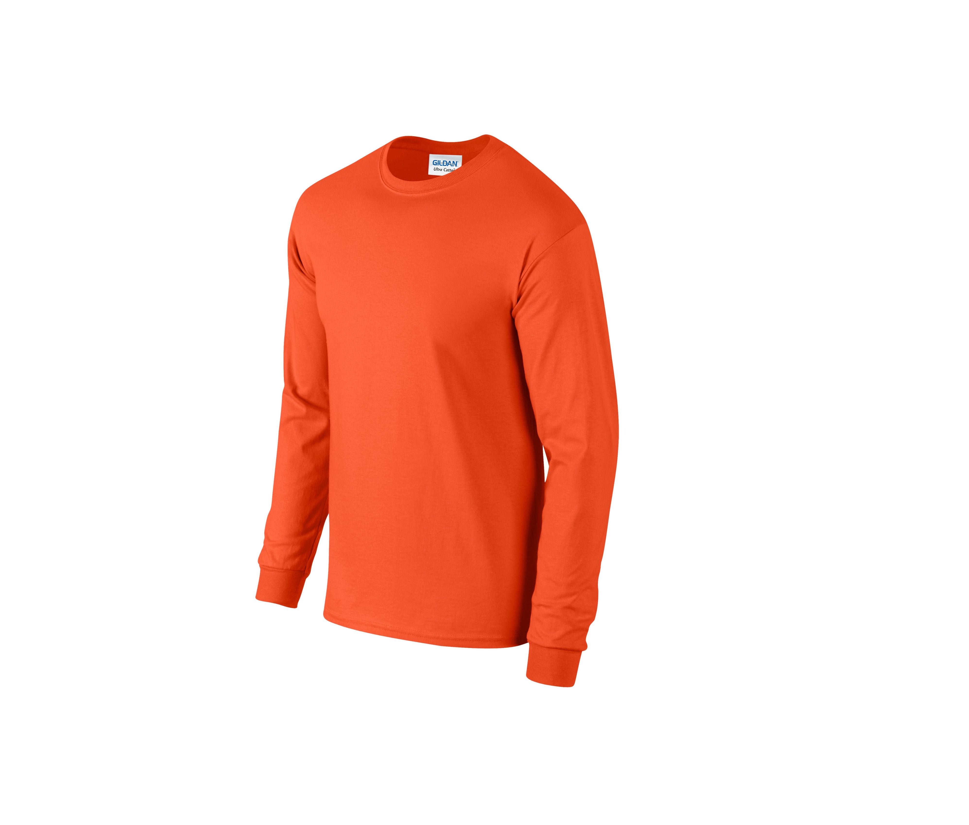 Tee-Shirt Manches Longues 200 - Orange