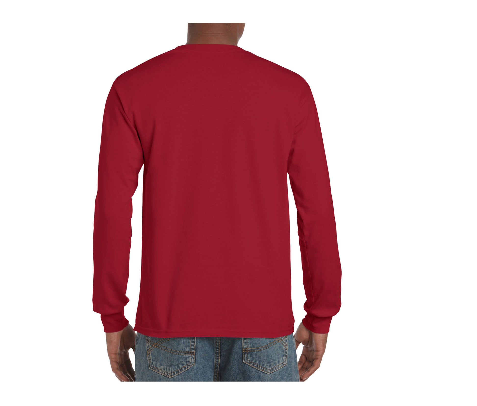 Tee-Shirt Manches Longues 200 - Cardinal Red
