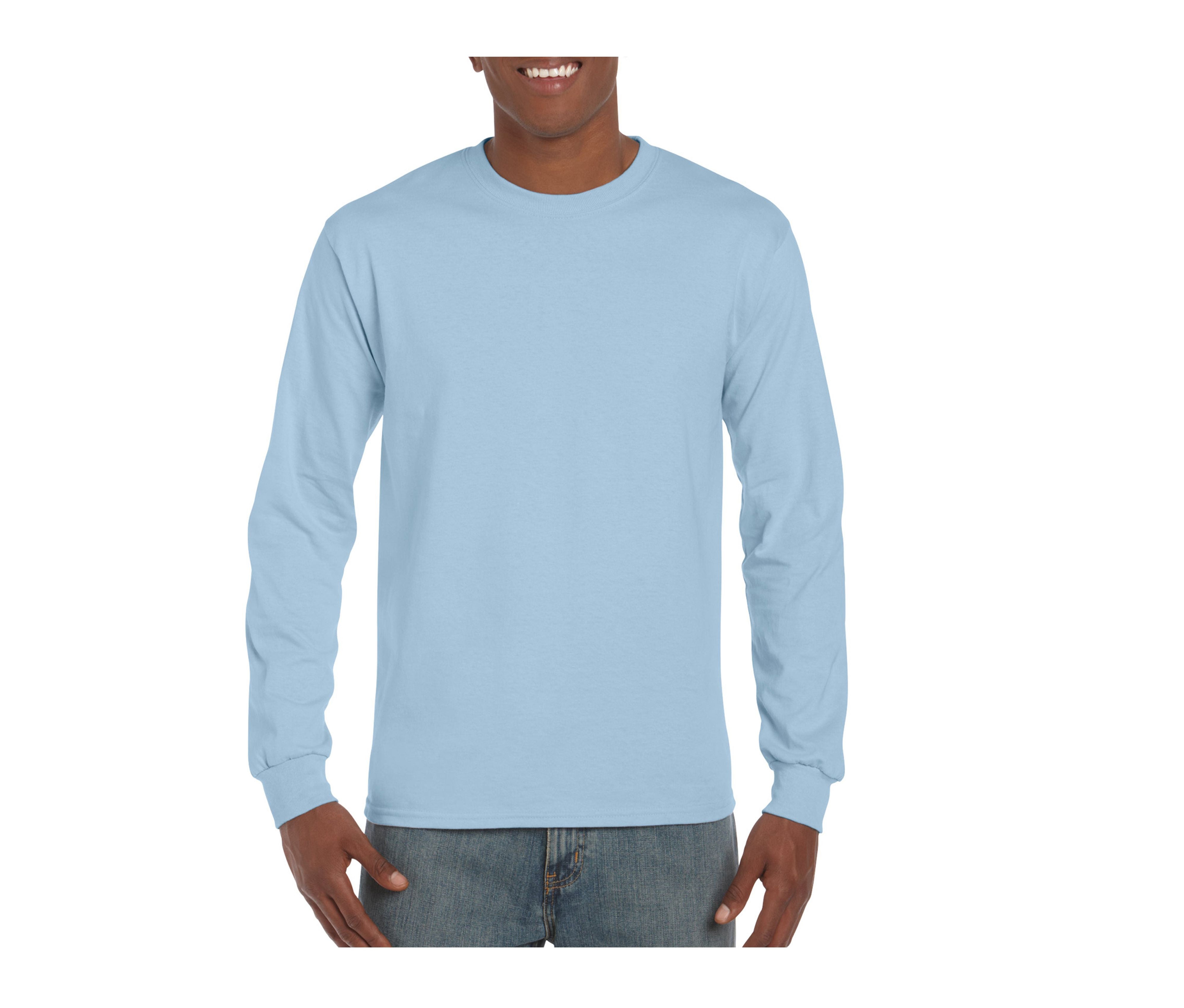 Tee-Shirt Manches Longues 200 - Light Blue