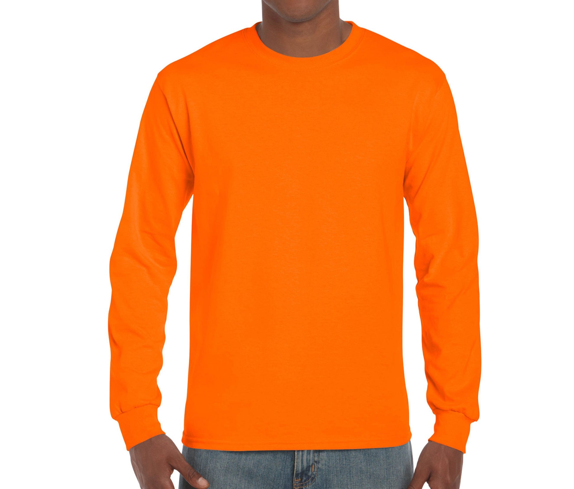 Tee-Shirt Manches Longues 200 - Safety Orange