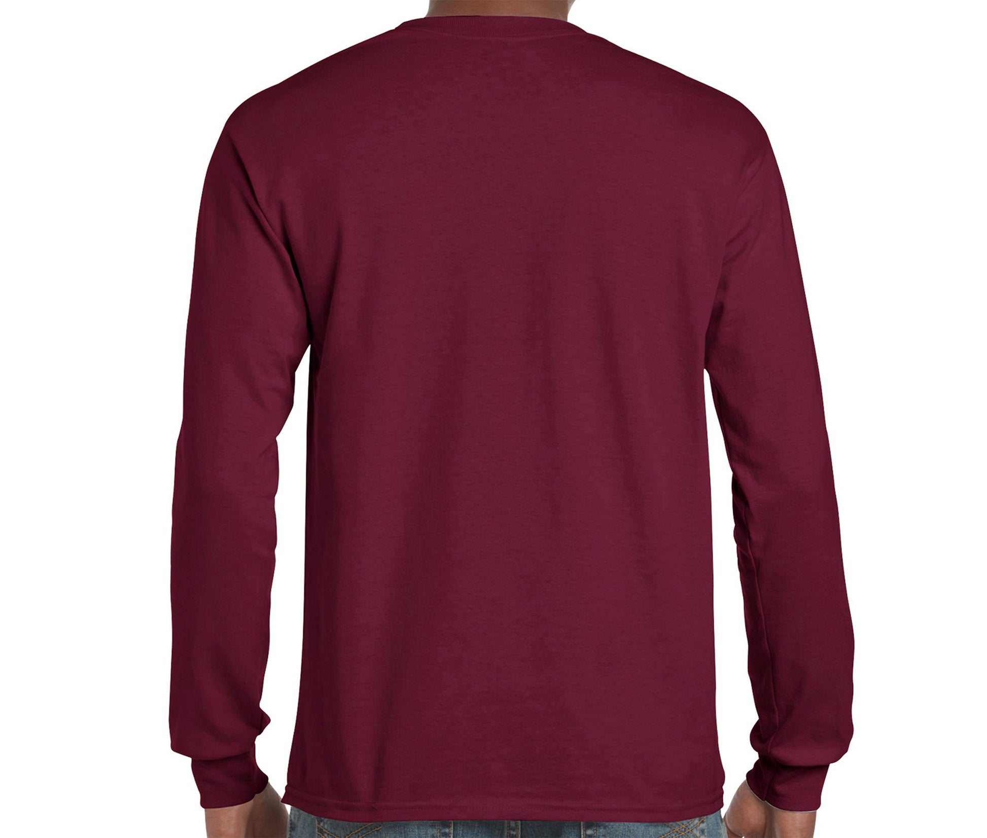 Tee-Shirt Manches Longues 200 - Maroon