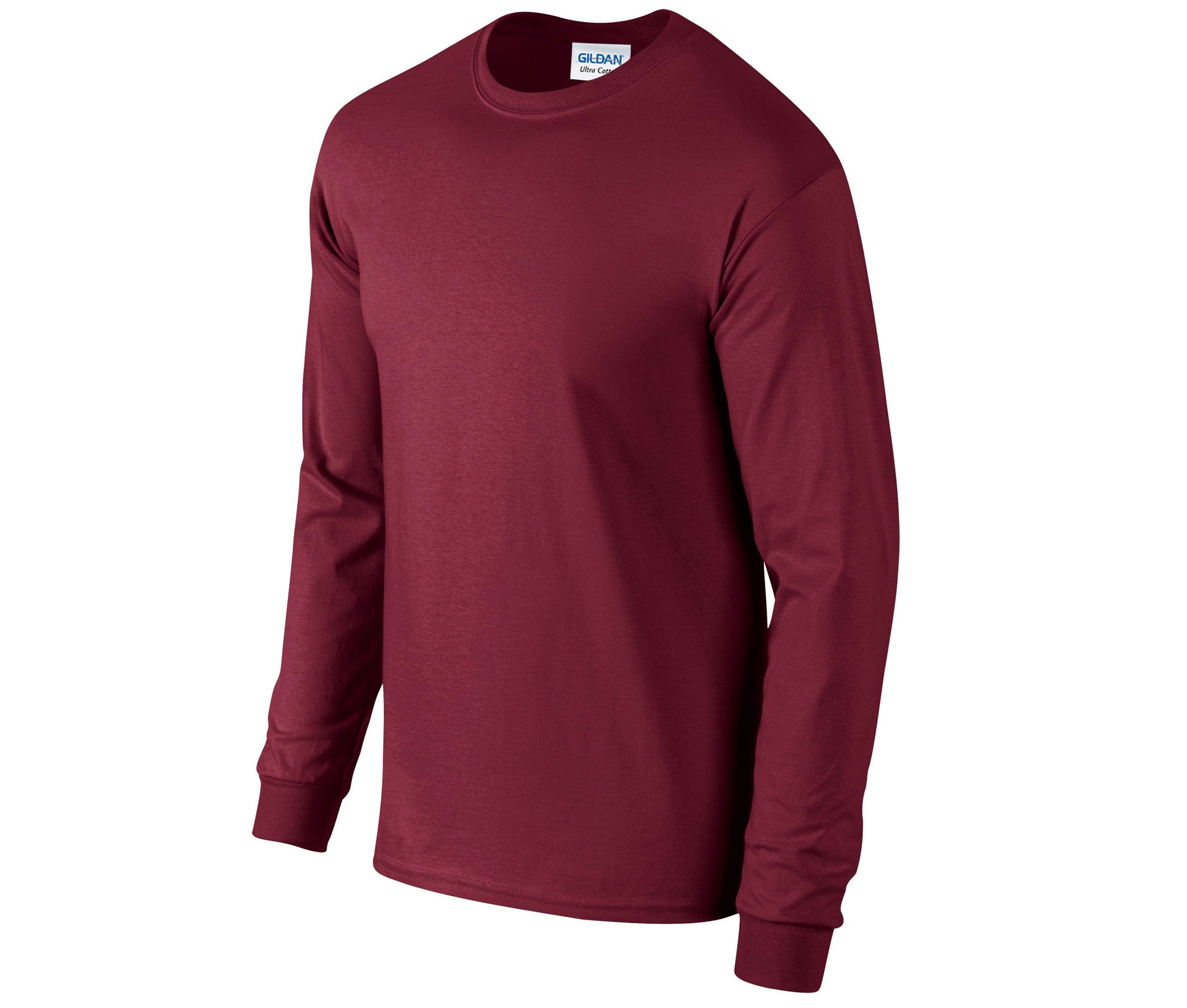 Tee-Shirt Manches Longues 200 - Maroon
