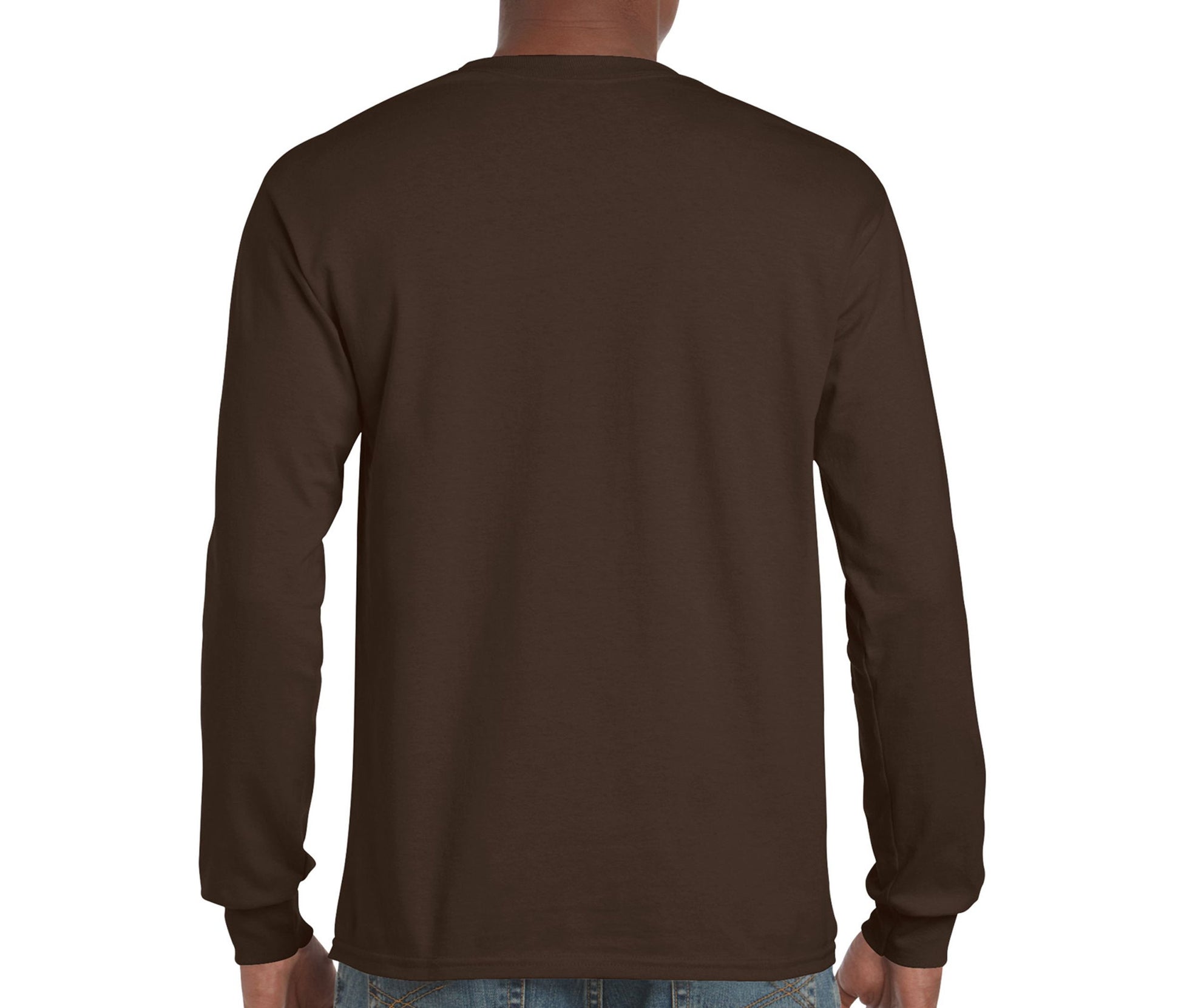 Tee-Shirt Manches Longues 200 - Dark Chocolate