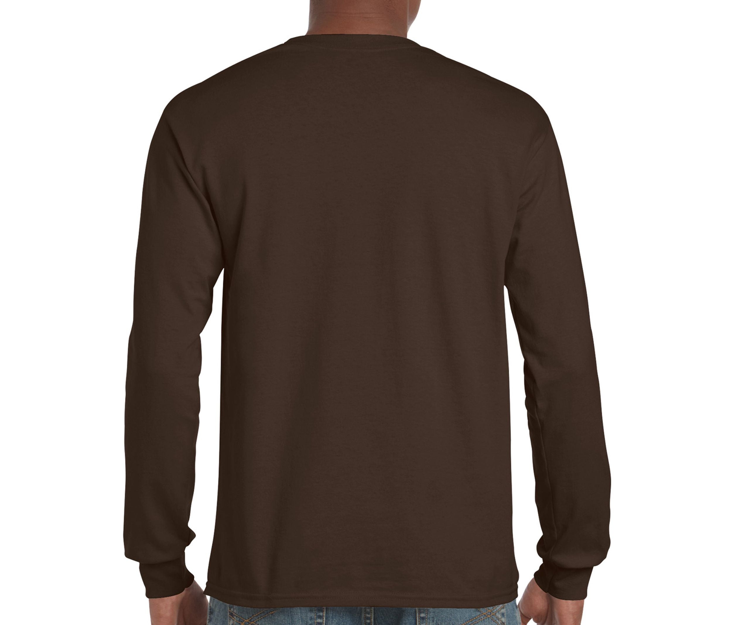 Tee-Shirt Manches Longues 200 - Dark Chocolate