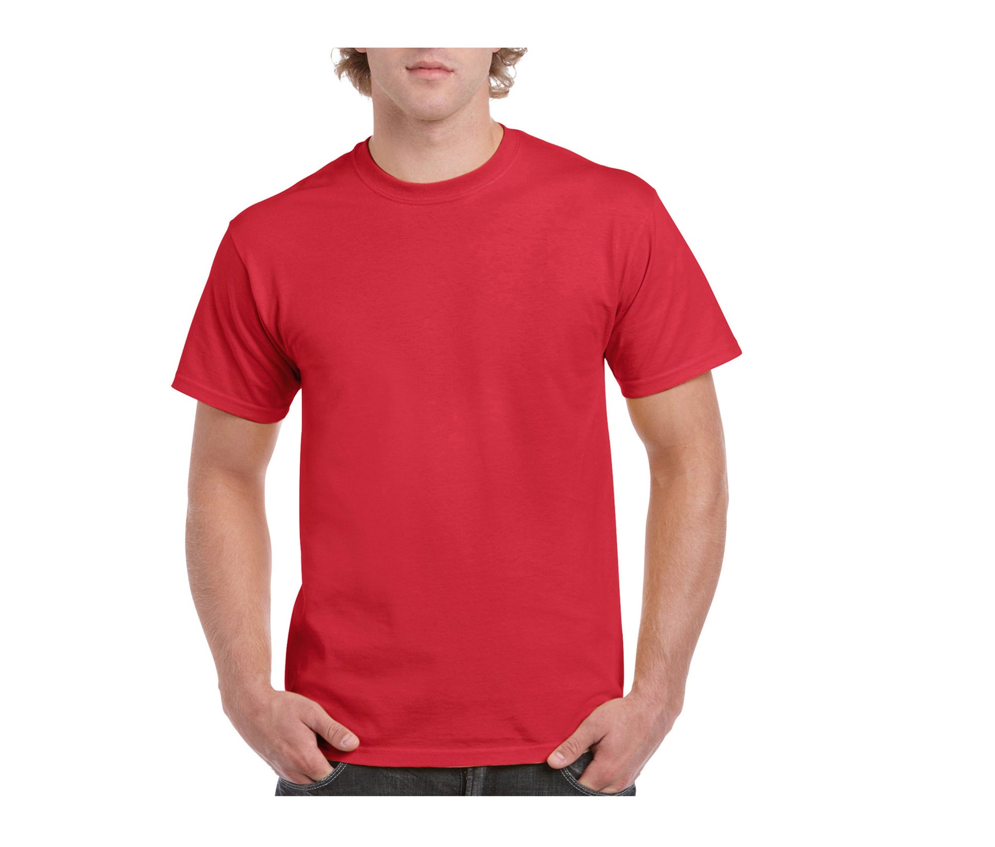 Tee-Shirt Col Rond 200 - Red