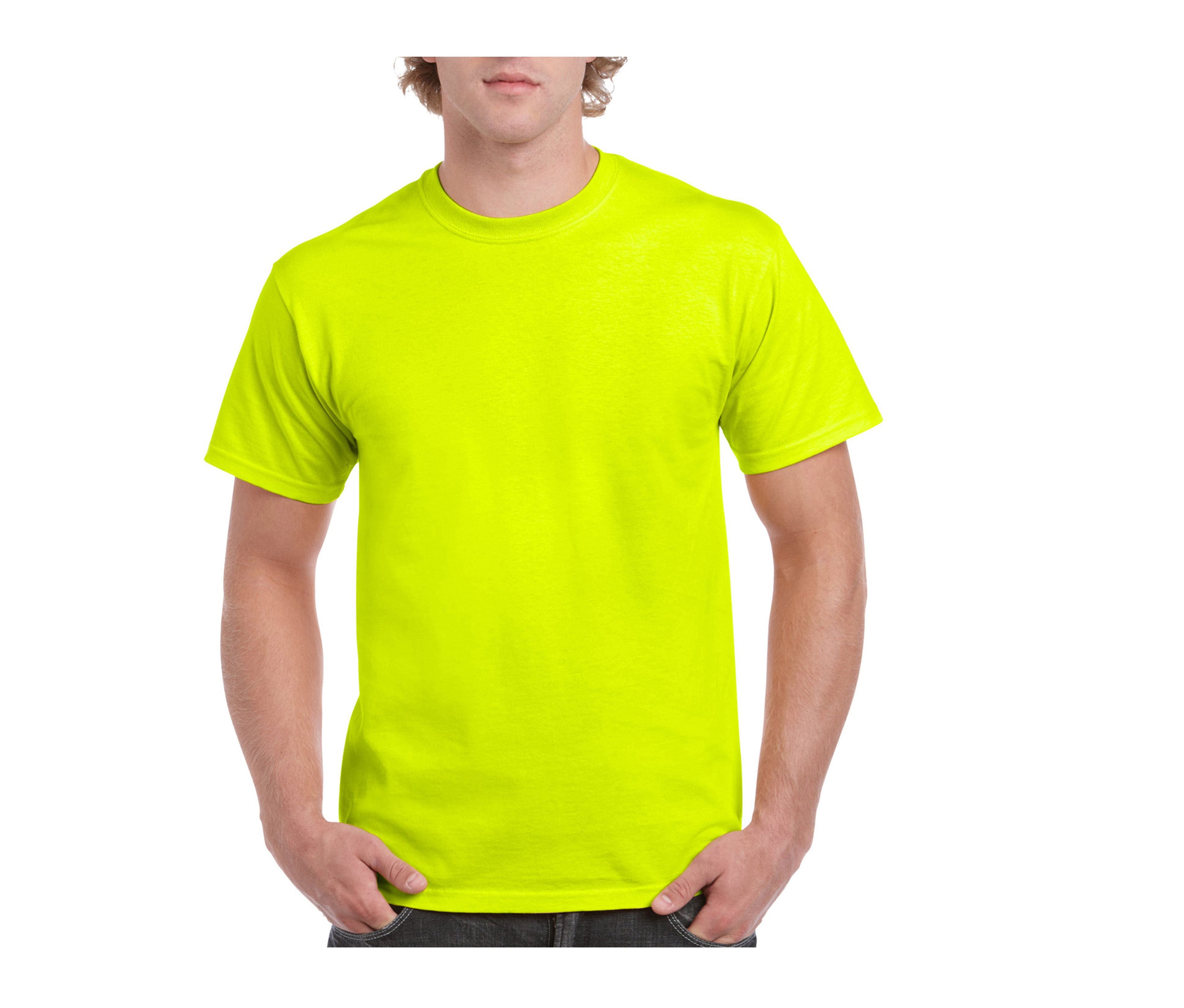 Tee-Shirt Col Rond 200 - Safety Green