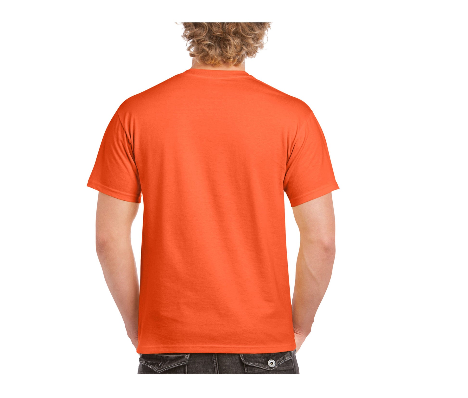 Tee-Shirt Col Rond 200 - Orange