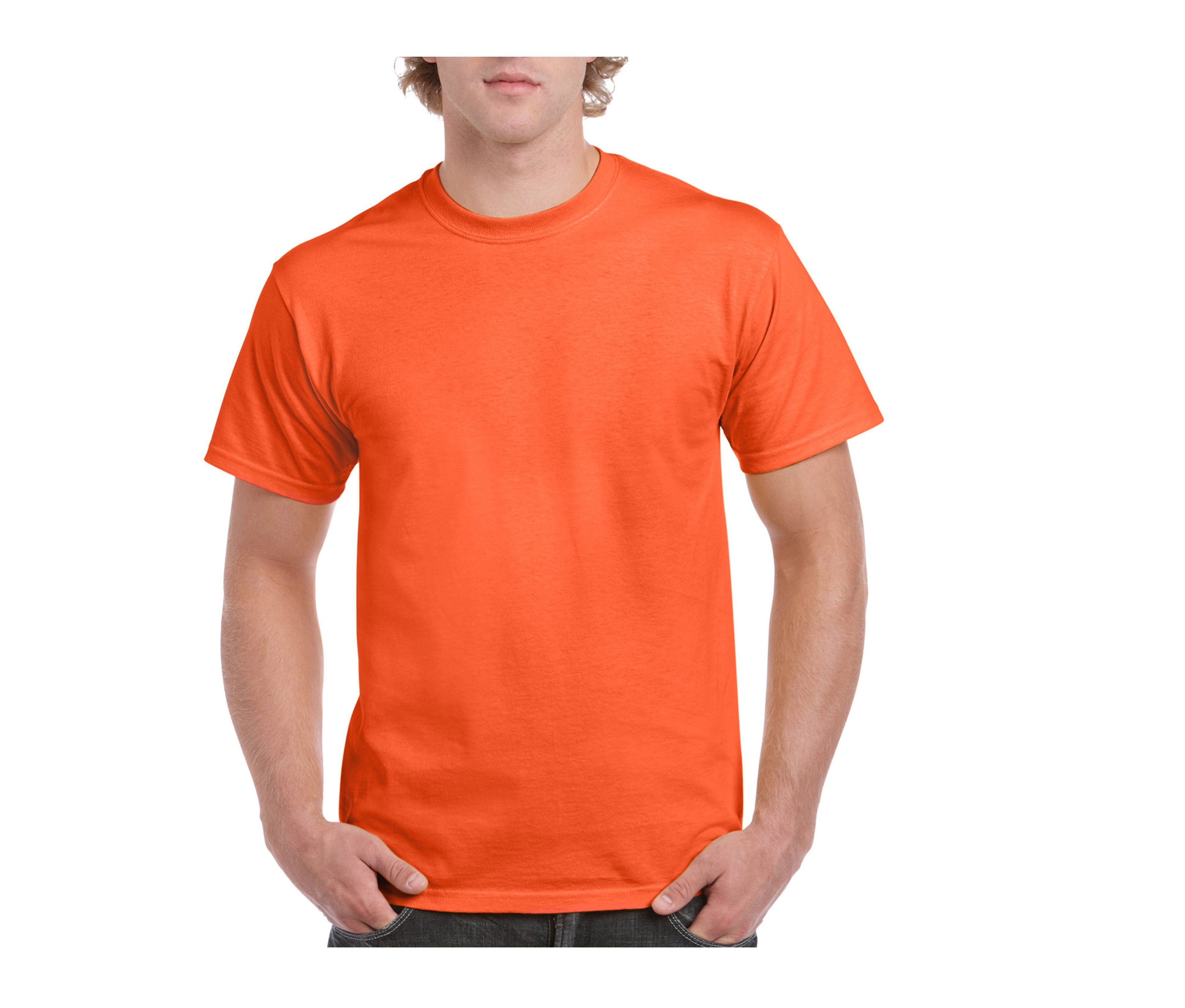 Tee-Shirt Col Rond 200 - Orange