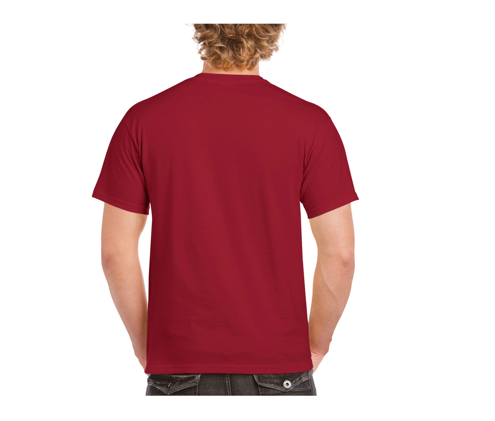Tee-Shirt Col Rond 200 - Cardinal Red
