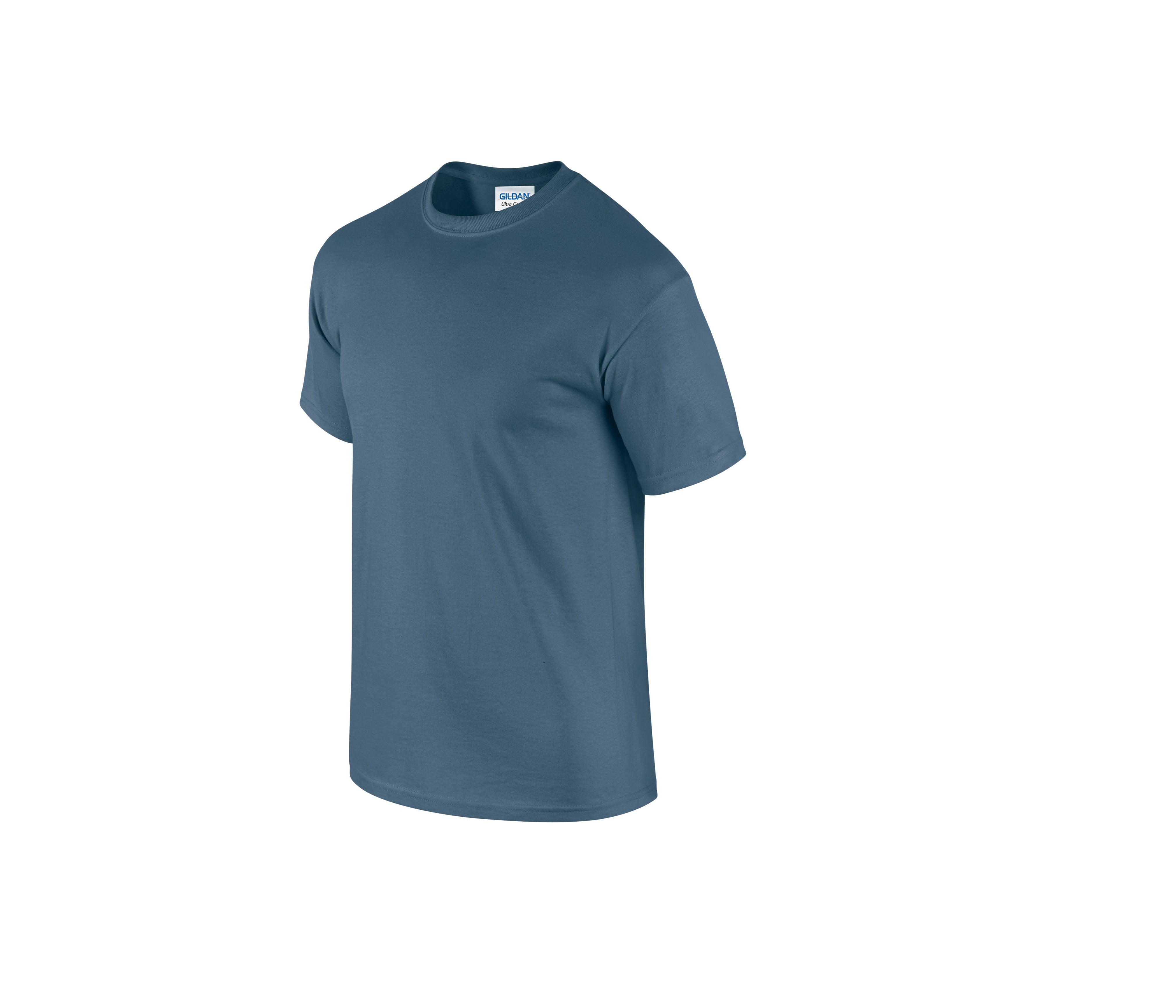 Tee-Shirt Col Rond 200 - Indigo Blue
