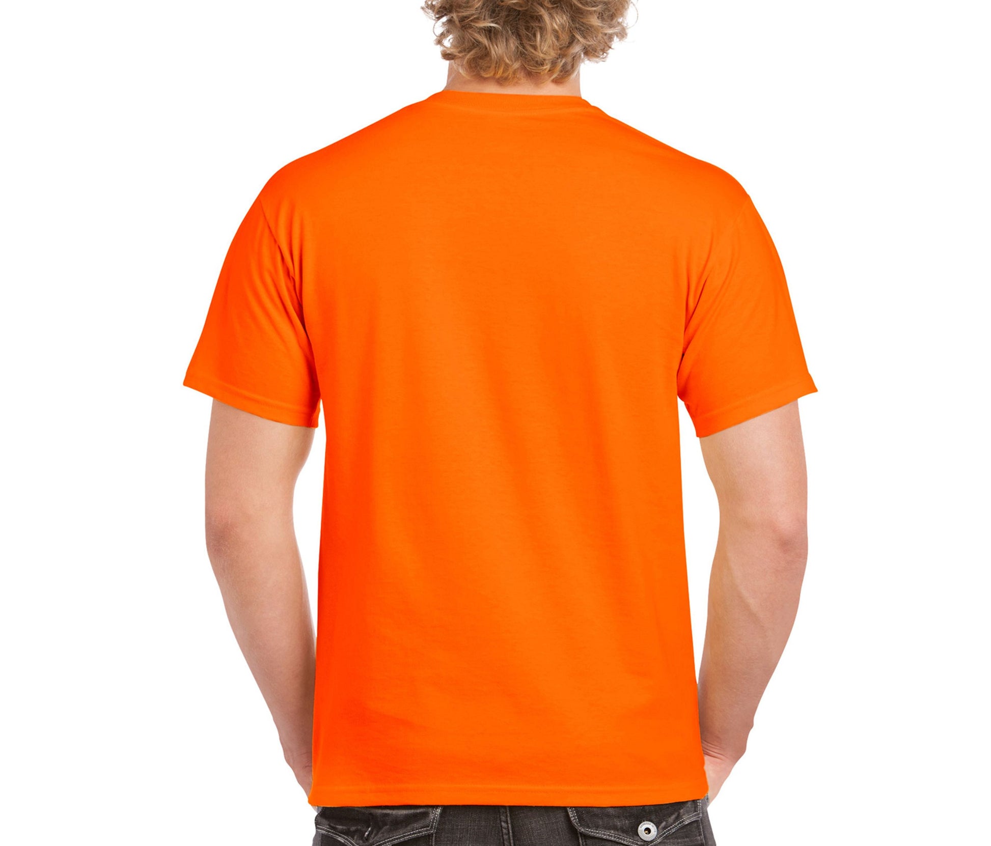 Tee-Shirt Col Rond 200 - Safety Orange