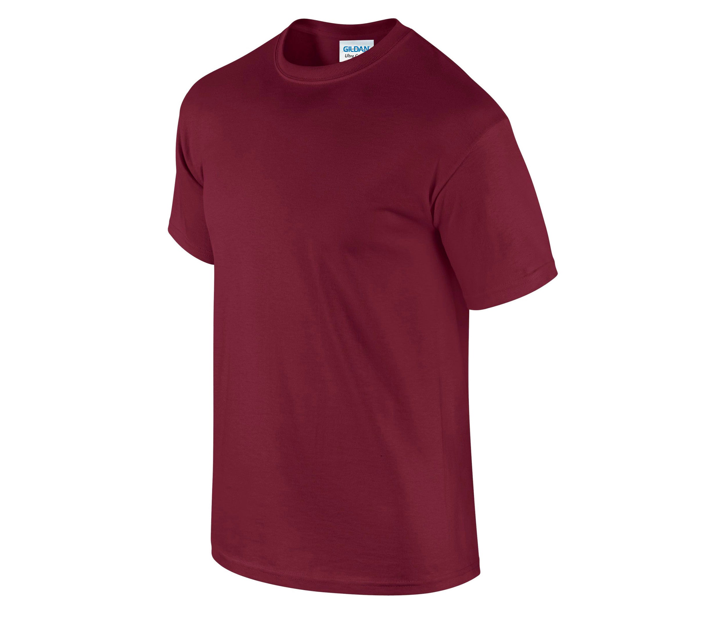 Tee-Shirt Col Rond 200 - Maroon
